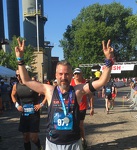 Finish Line - Red, White & Boom! TC Half Marathon Race - July 04th