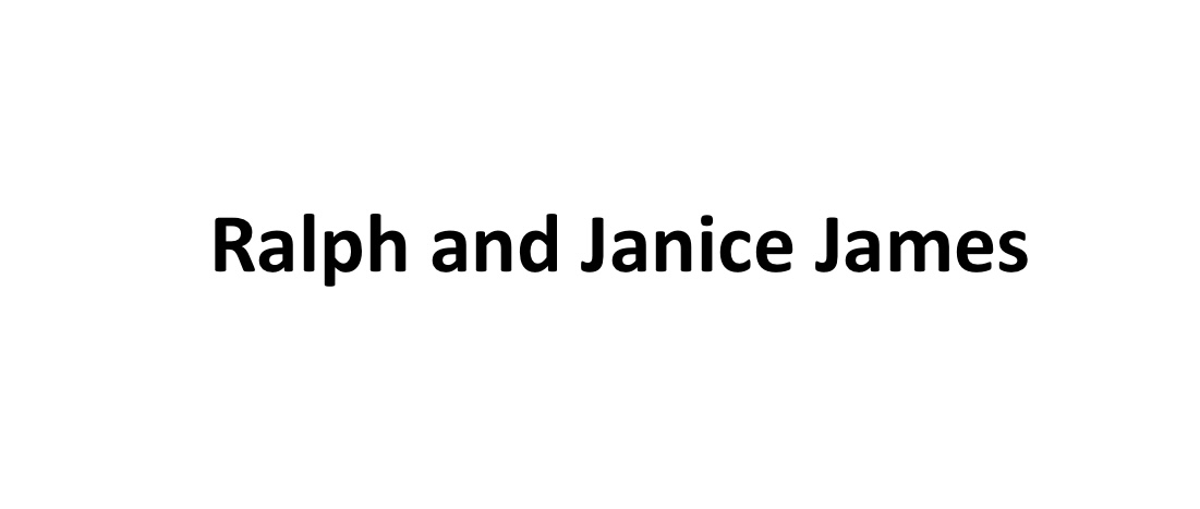 Ralph and Janice James 