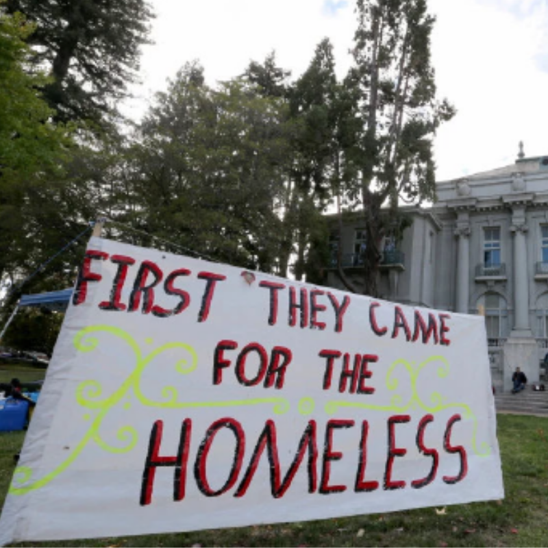 First they Came for the Homeless