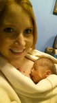 Kangaroo Care with mommy in the hospital