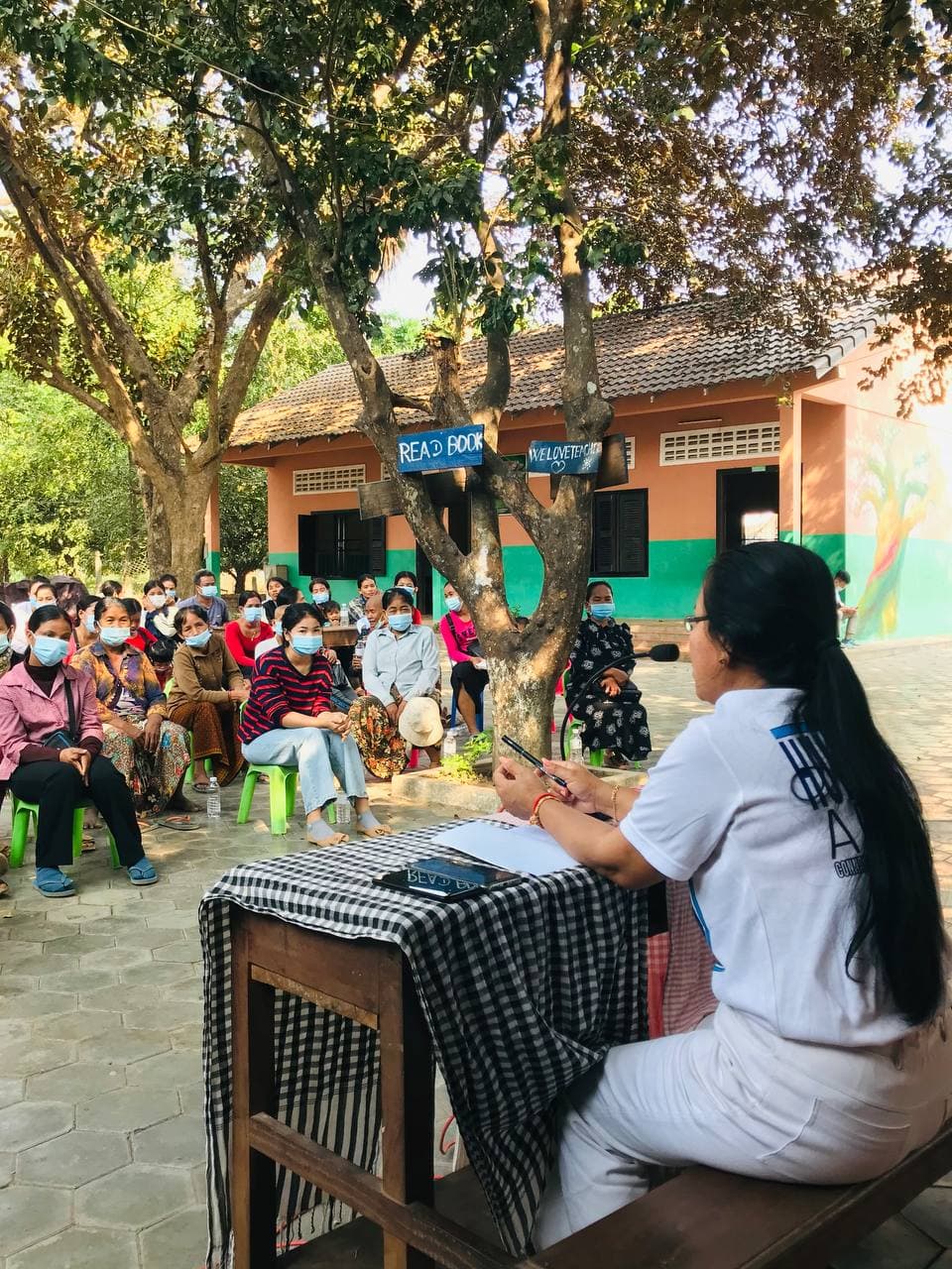 Covid Hygiene support to the women in the village of Nokor Krau, Cambodia