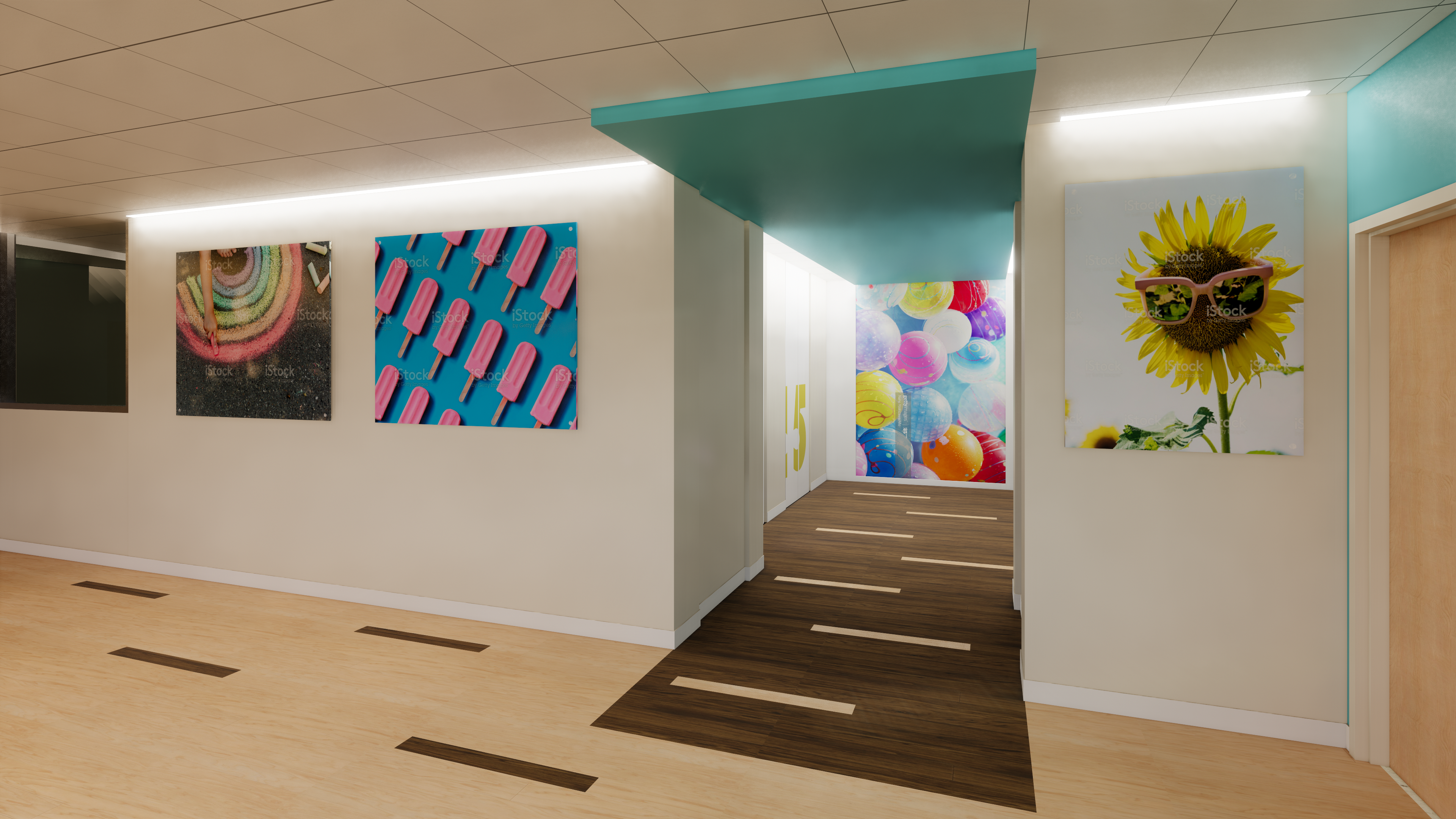 Elevator and Lobby Area