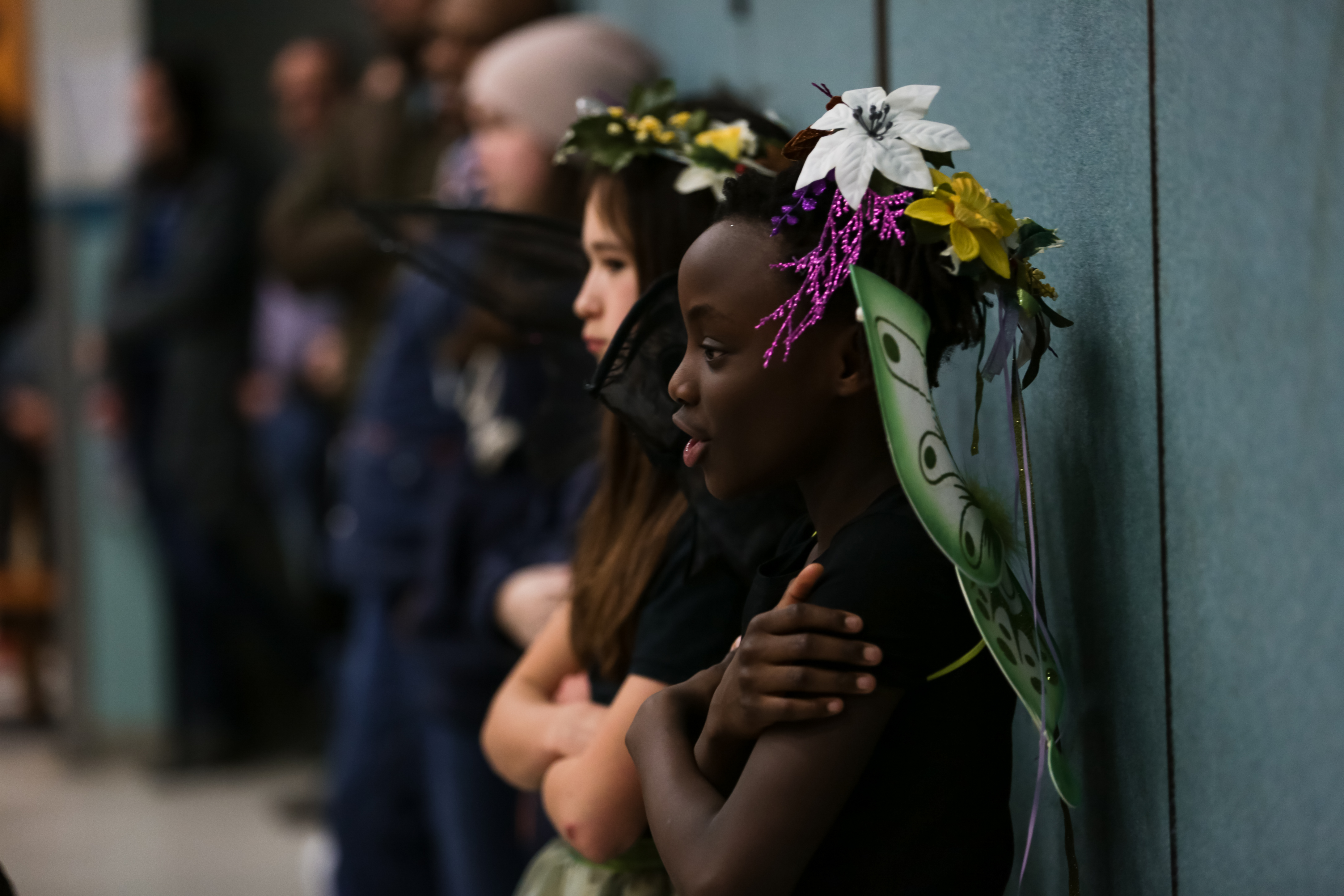 Students perform A Midsummer Night's Dream for a showcase residency, photo by John Ulman