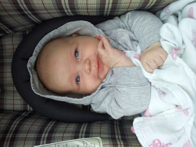 Macie at 2 months old