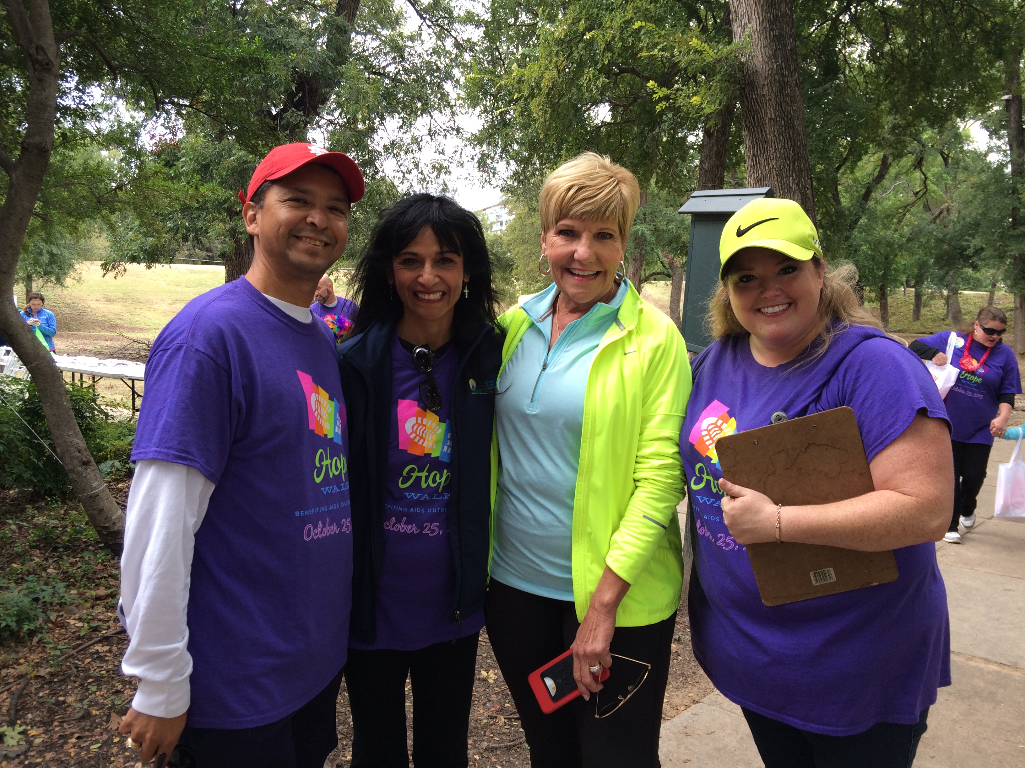 2015 Hope Walk with our wonderful Mayor Betsy Price