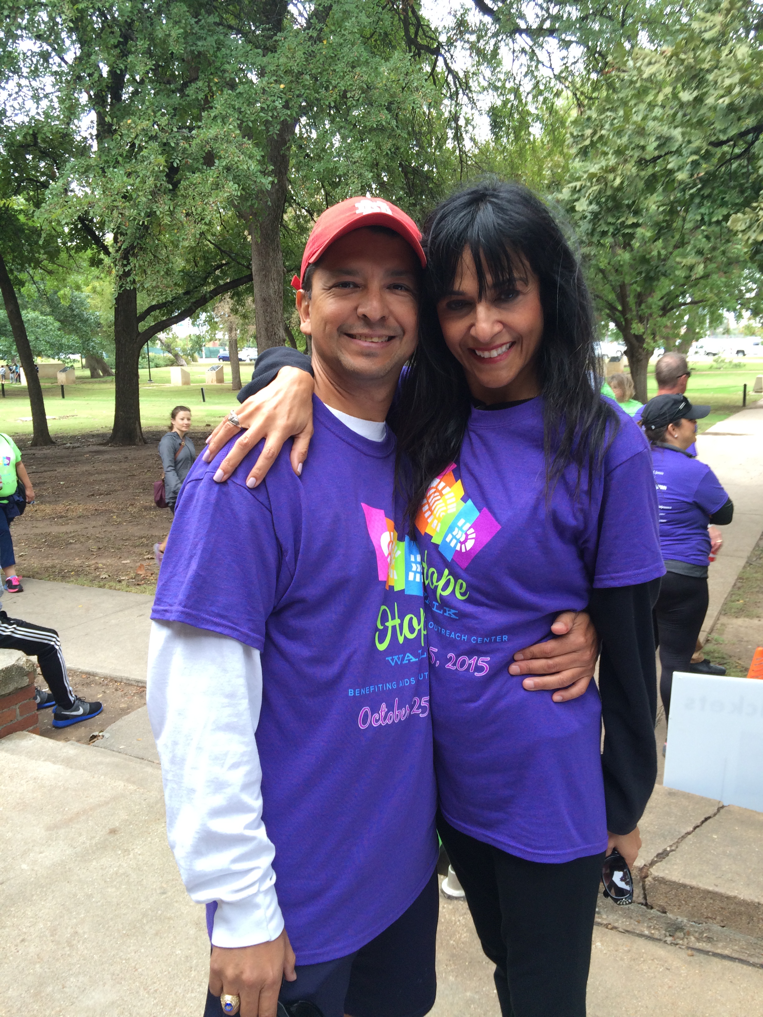 With my Darling Di at the 2015 Hope Walk (October)