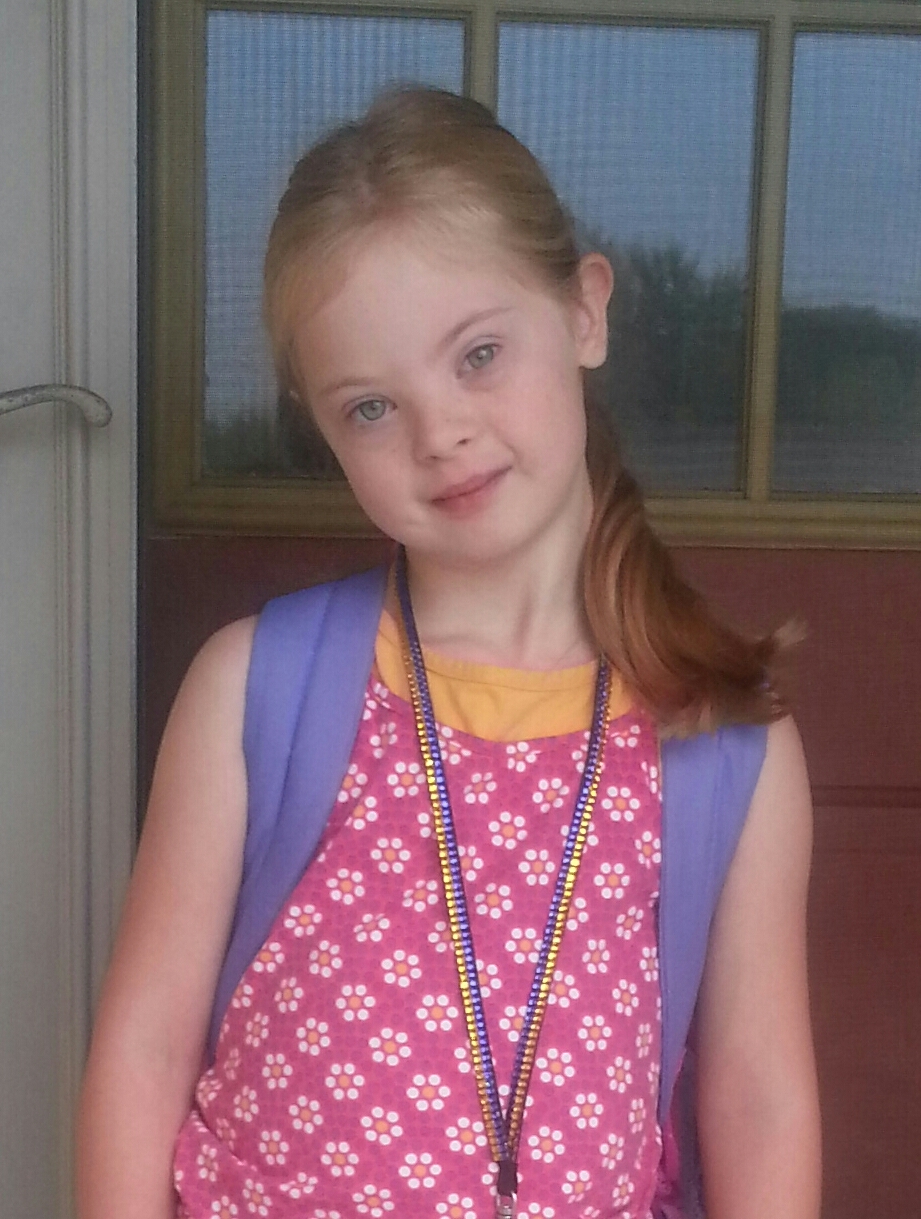 Kayla 1st day of 5th grade