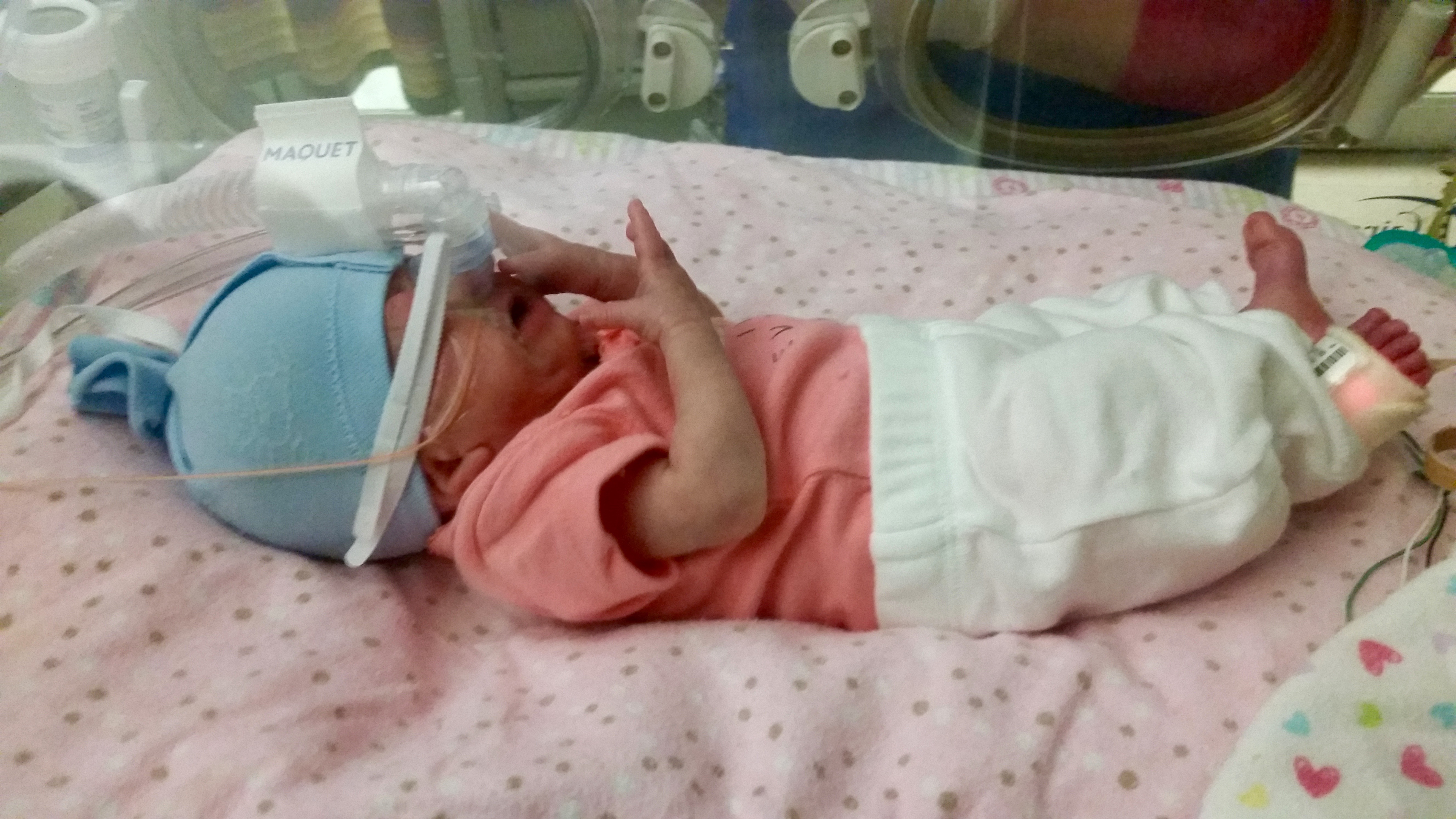 Wearing clothes for the first time!