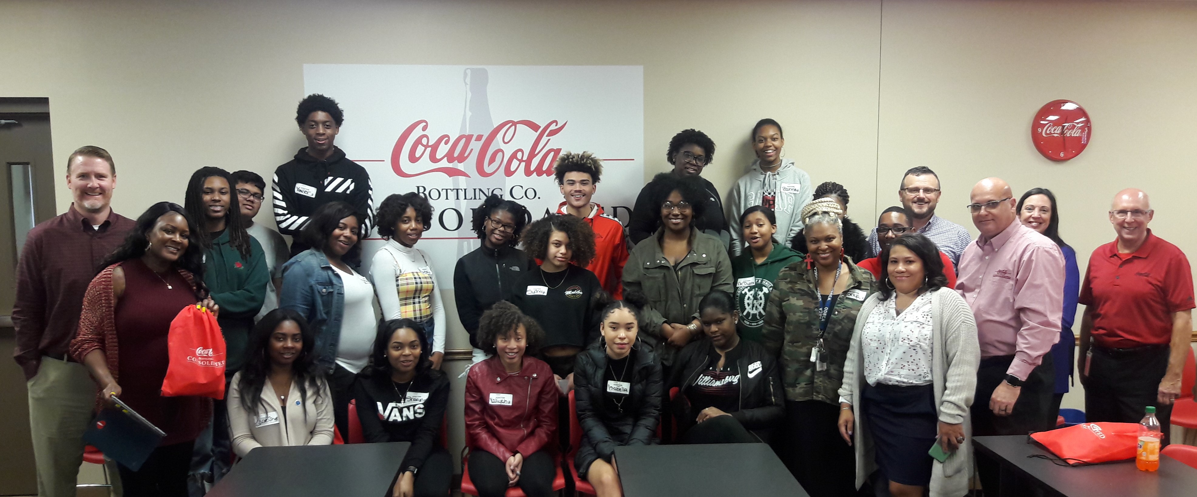 JA Job Shadow with Coca Cola