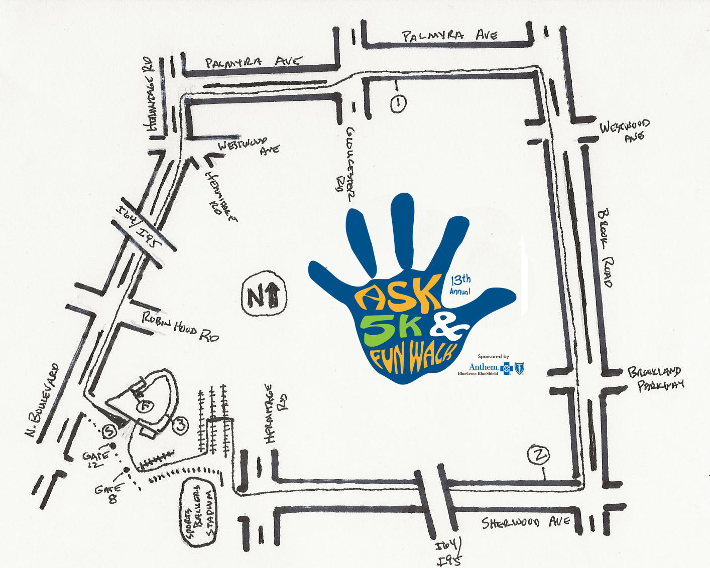 ASK 5K & Fun Walk Course