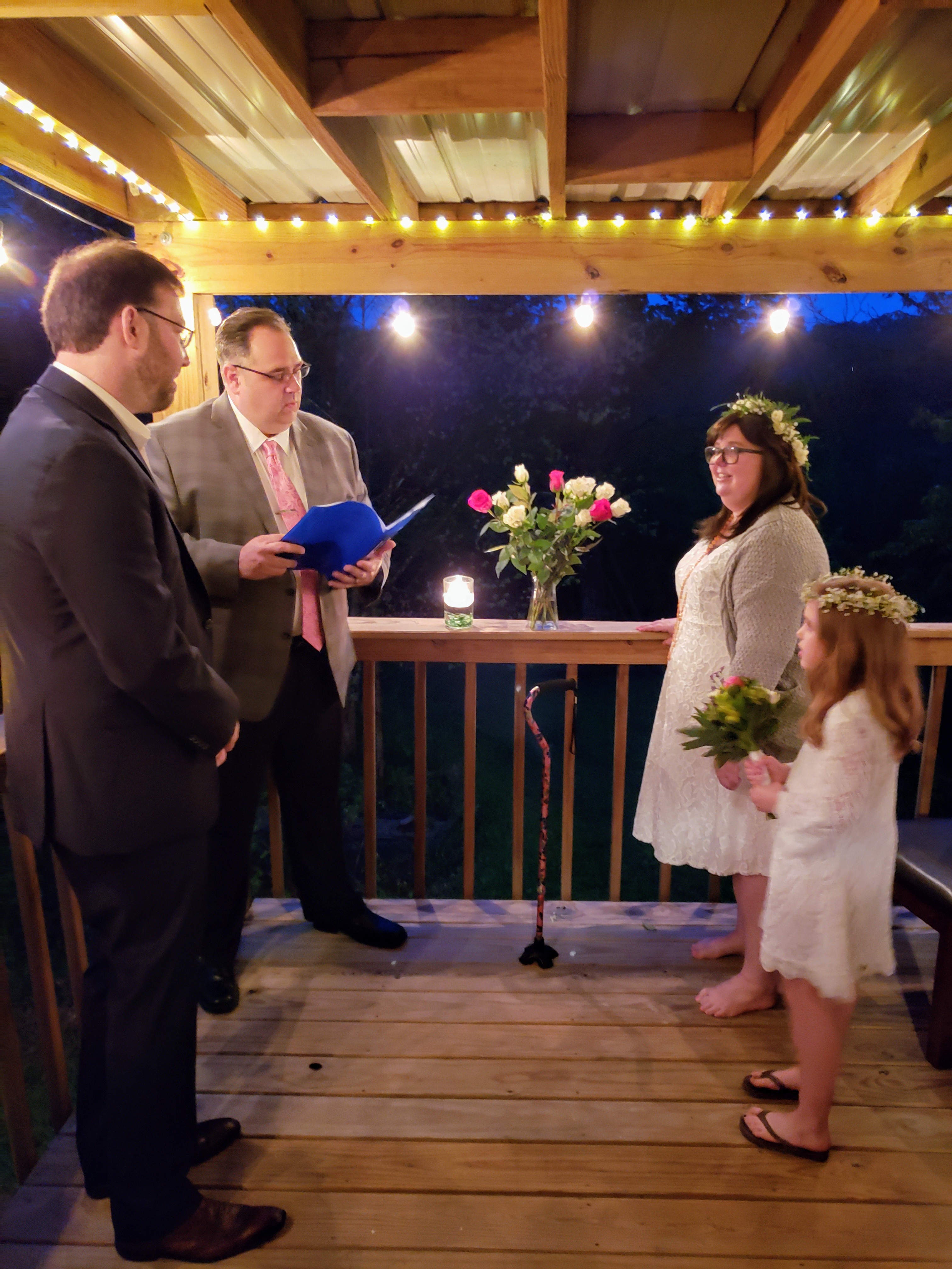 Kevin and Cassie wedding day, May 4, 2019