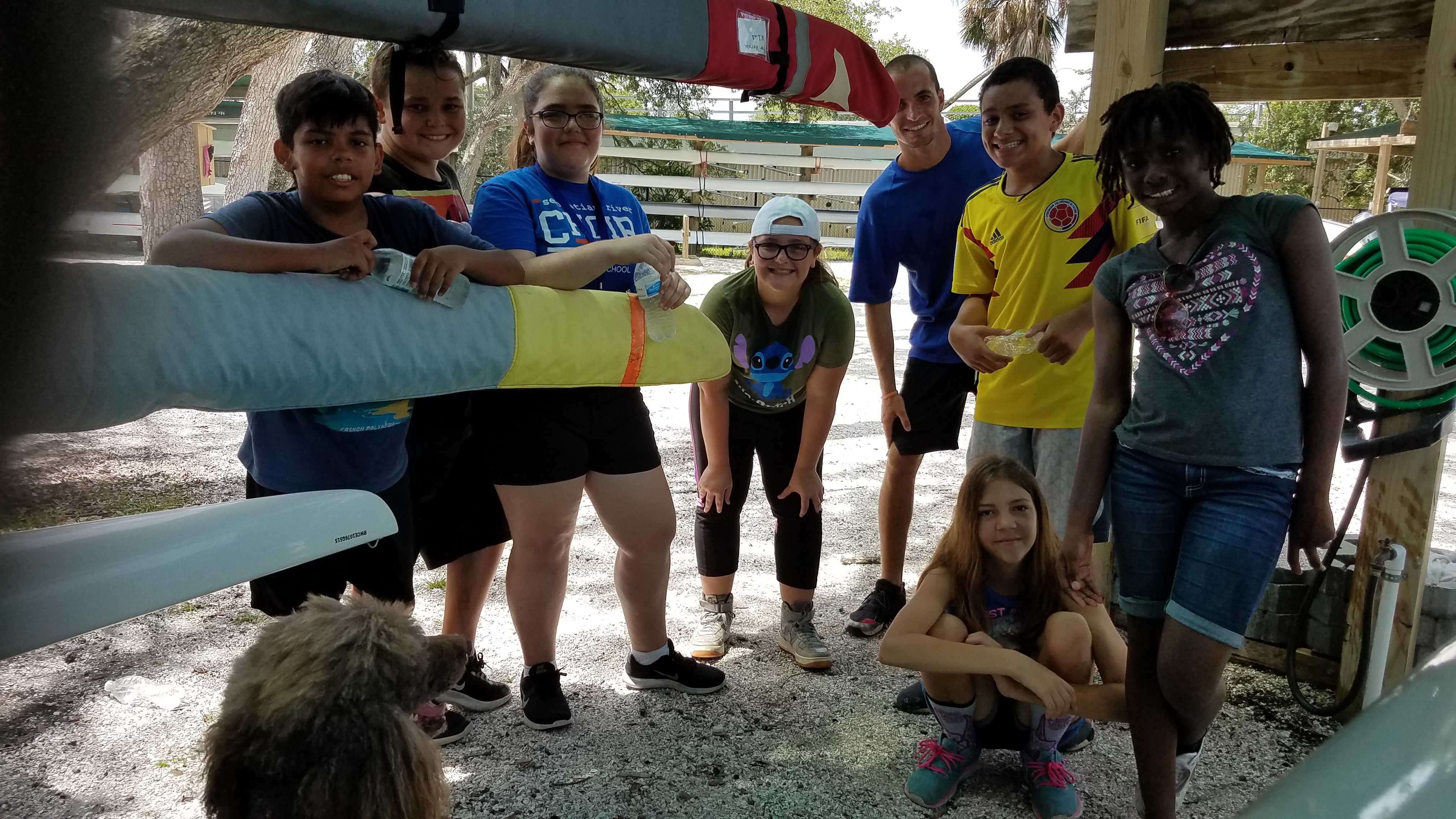 Summer Campers from Boys & GIrls Club