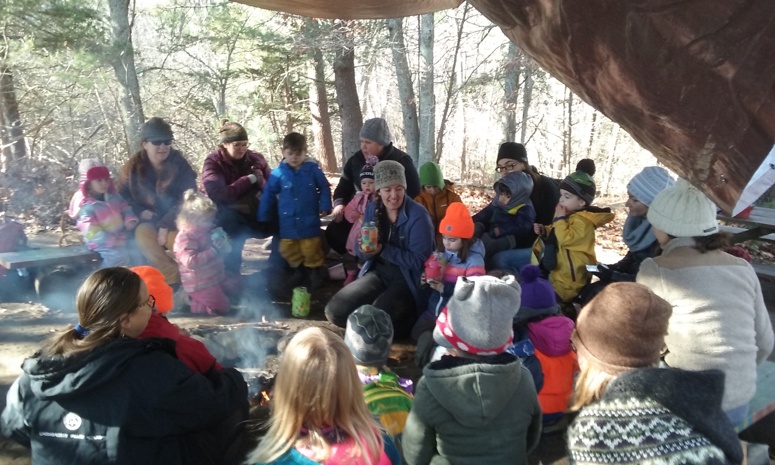 Celebrating Around the Fire