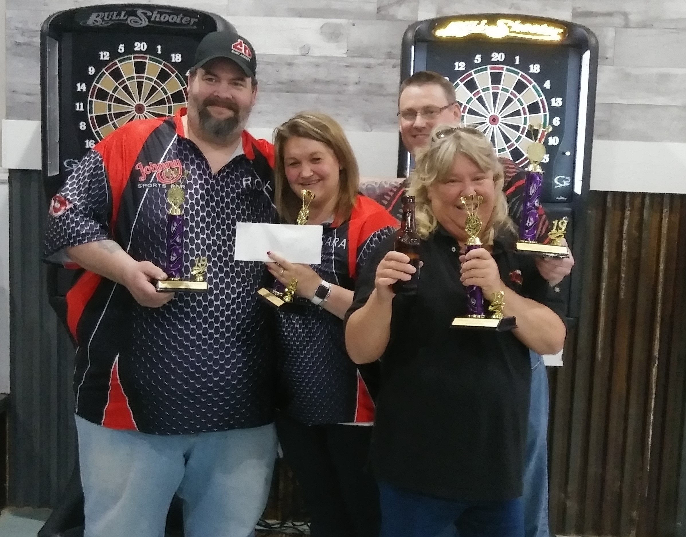 2019 Winning Team: Rick Henze, Tessa Goihl, Scott Van Horn, and Lori Kissner