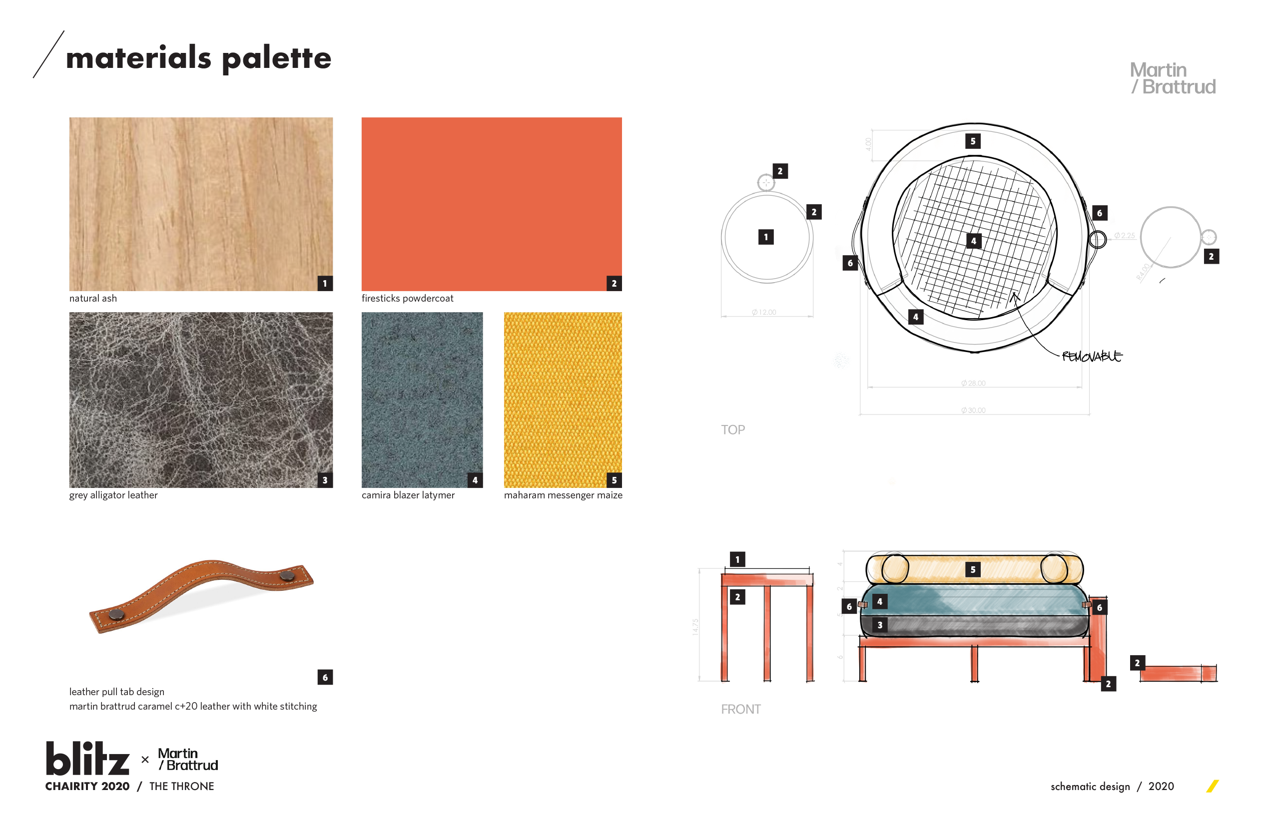 materials palette