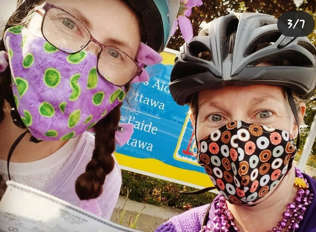 #IDressPurpleBecause