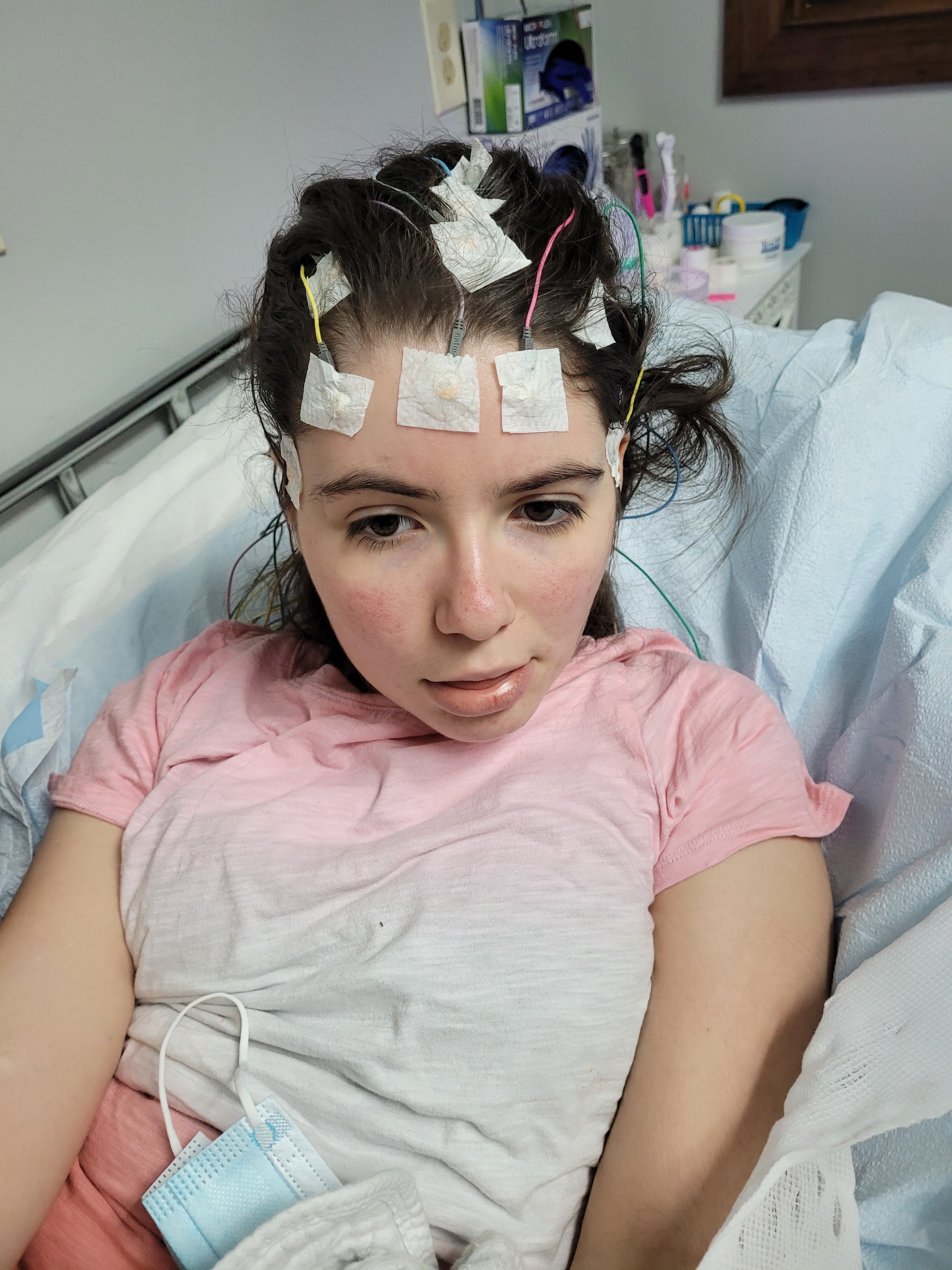 Yearly EEG- She is so brave