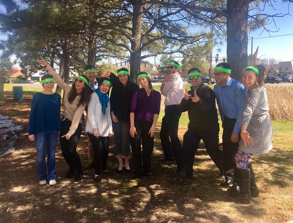 Move for Change wouldn't be the same without green sweatbands!