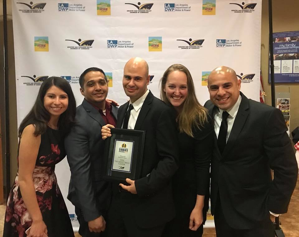 Team & Board Accepting Chamber Award For TASC