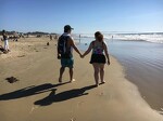 A walk on the beach in Pismo
