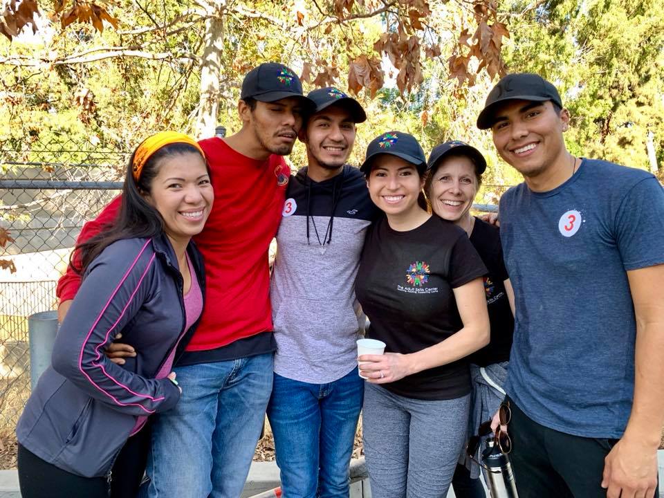 TASC Team Volunteering During Community Clean Up Day