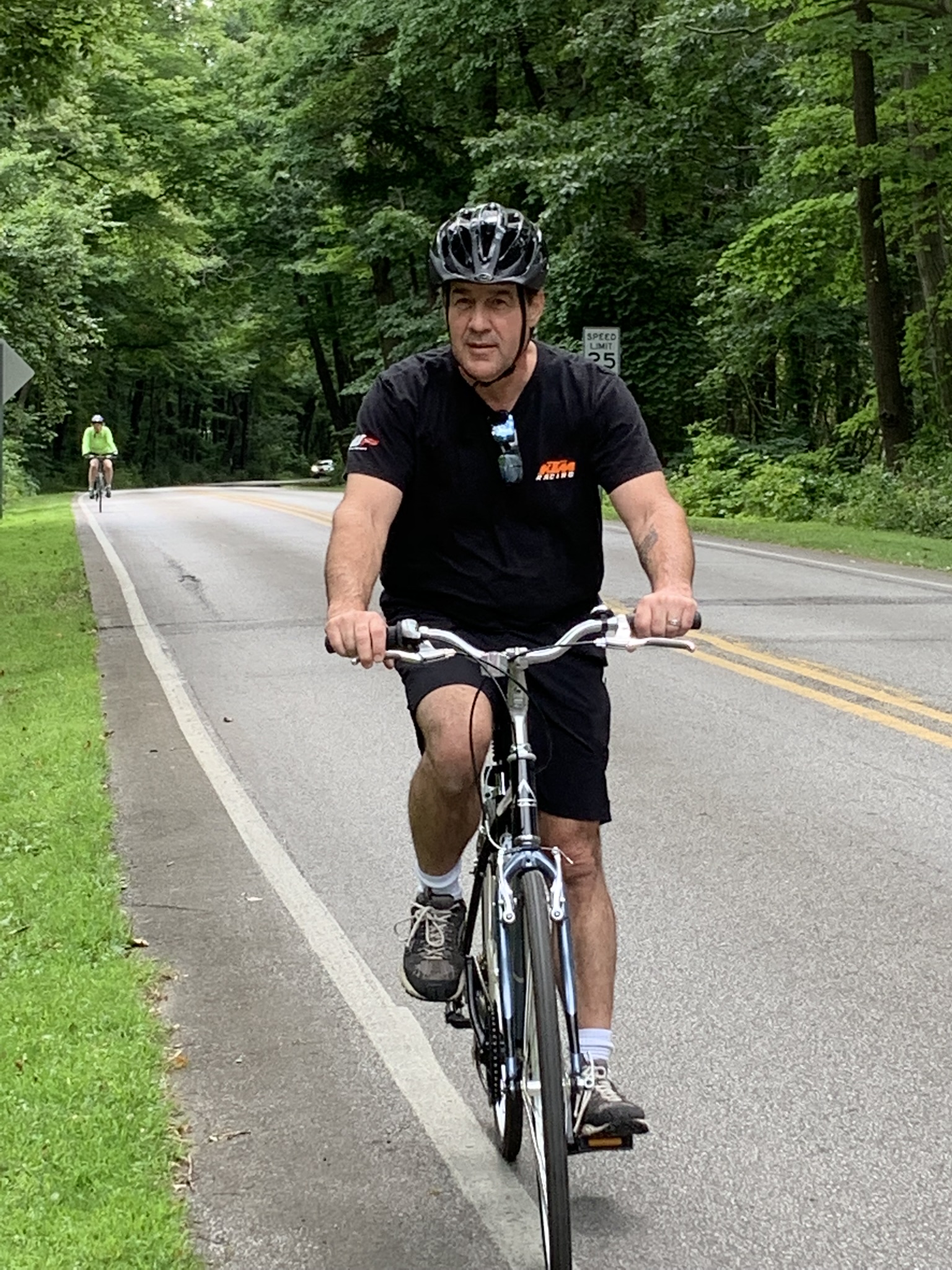 Bob Burgess riding in the 2019 Ride for the Refuge