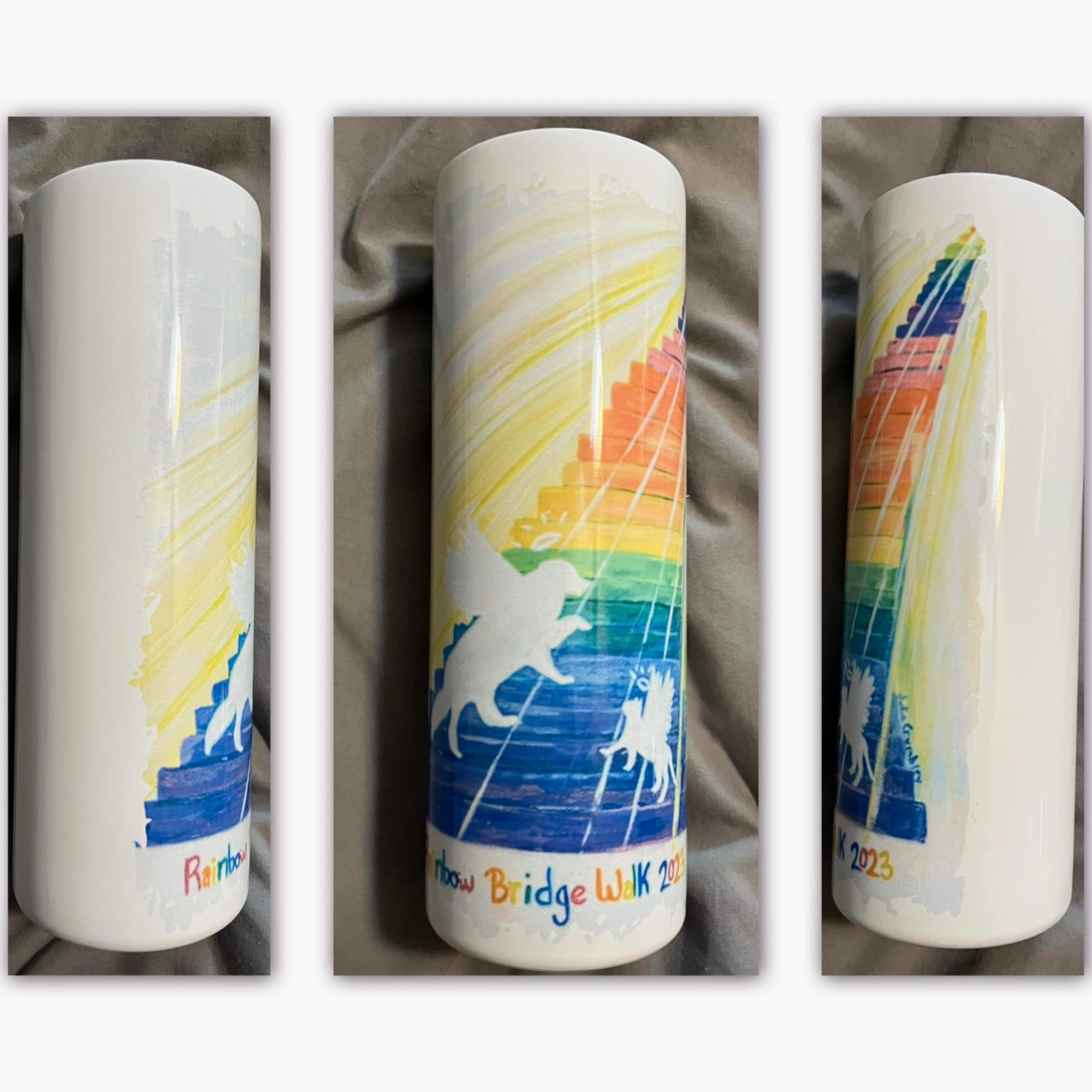 2023 Sophie's Circle Rainbow Bridge Tumbler "Rainbow Staircase'