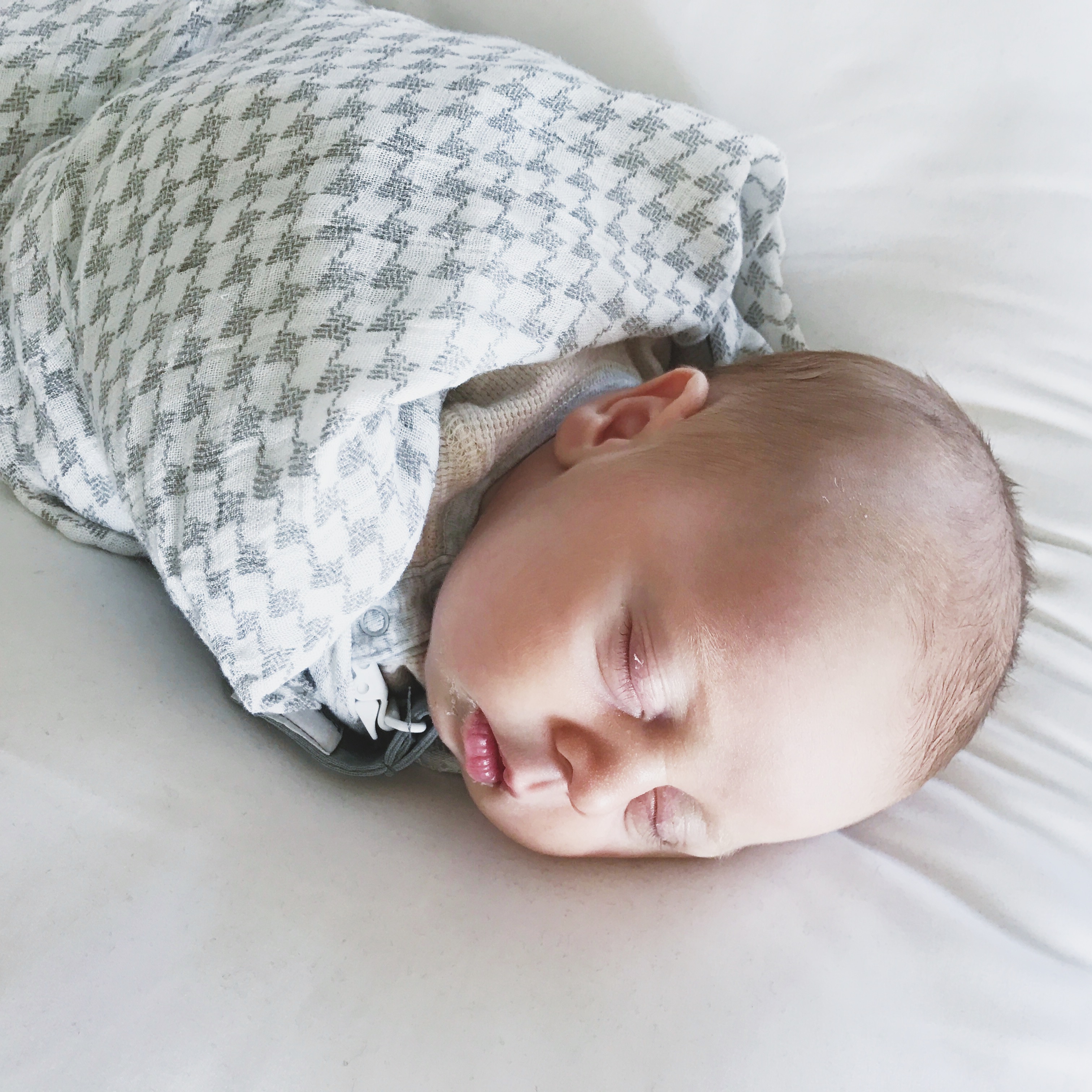 The morning before I took him to the clinic and we were brought to Children's.