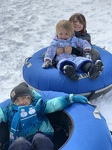 Fun in the snow with Raven and Griffon