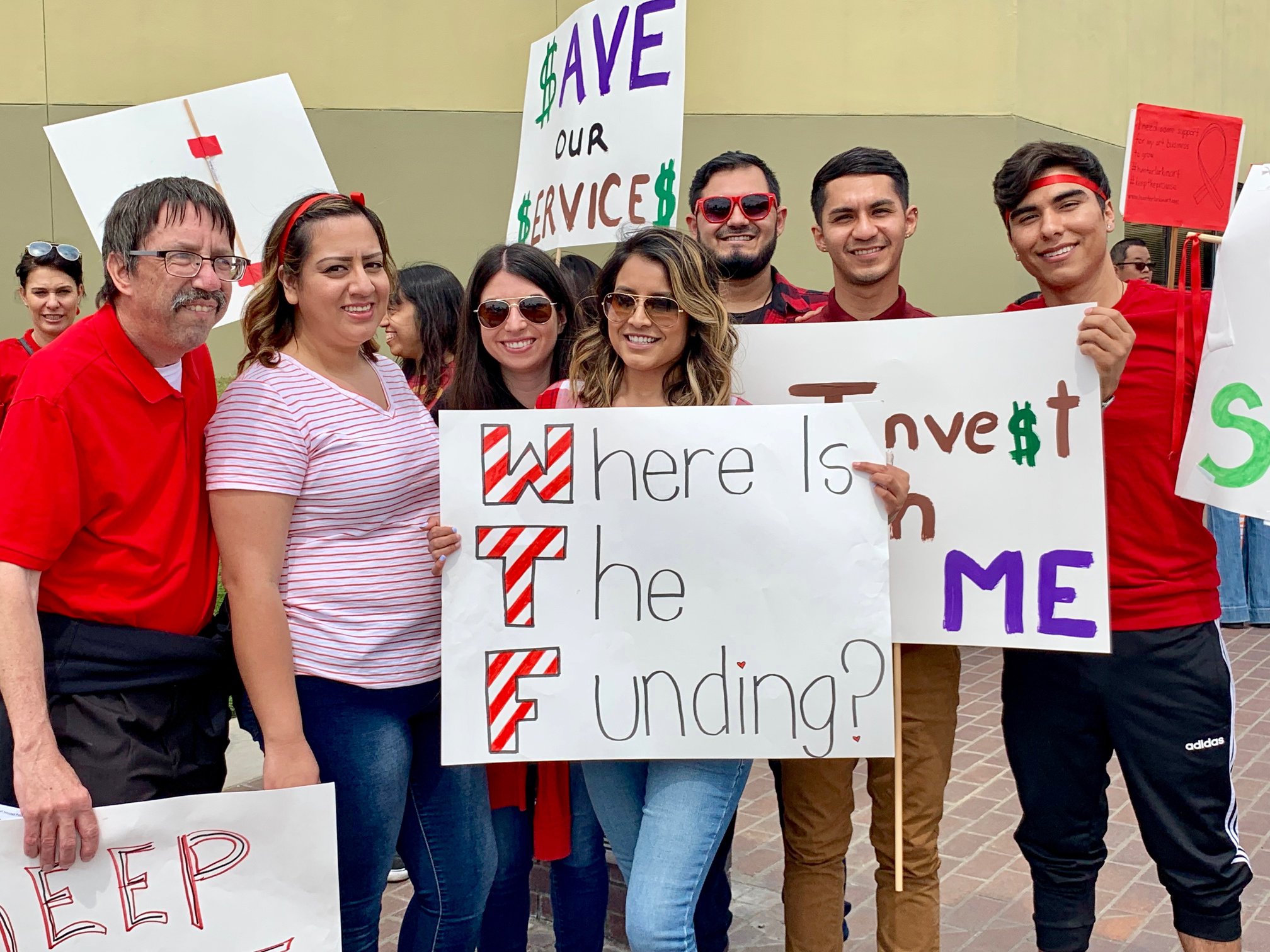 TASC Team During Funding Rally