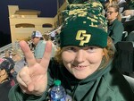 Allison at a Cal Poly Football game!