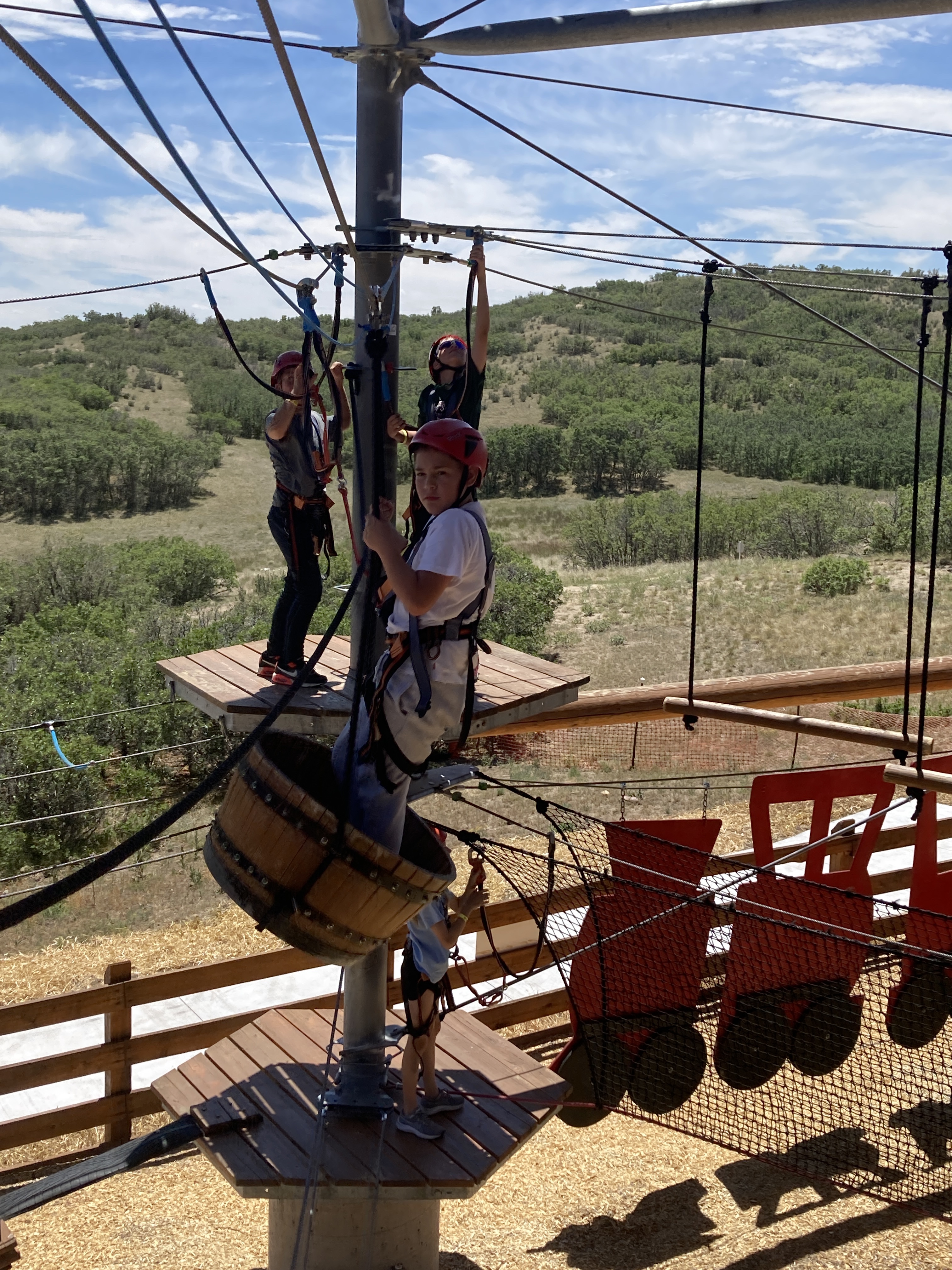 This summer our middle school students got a chance to challenge themselves on a ropes course at the Royal Gorge.