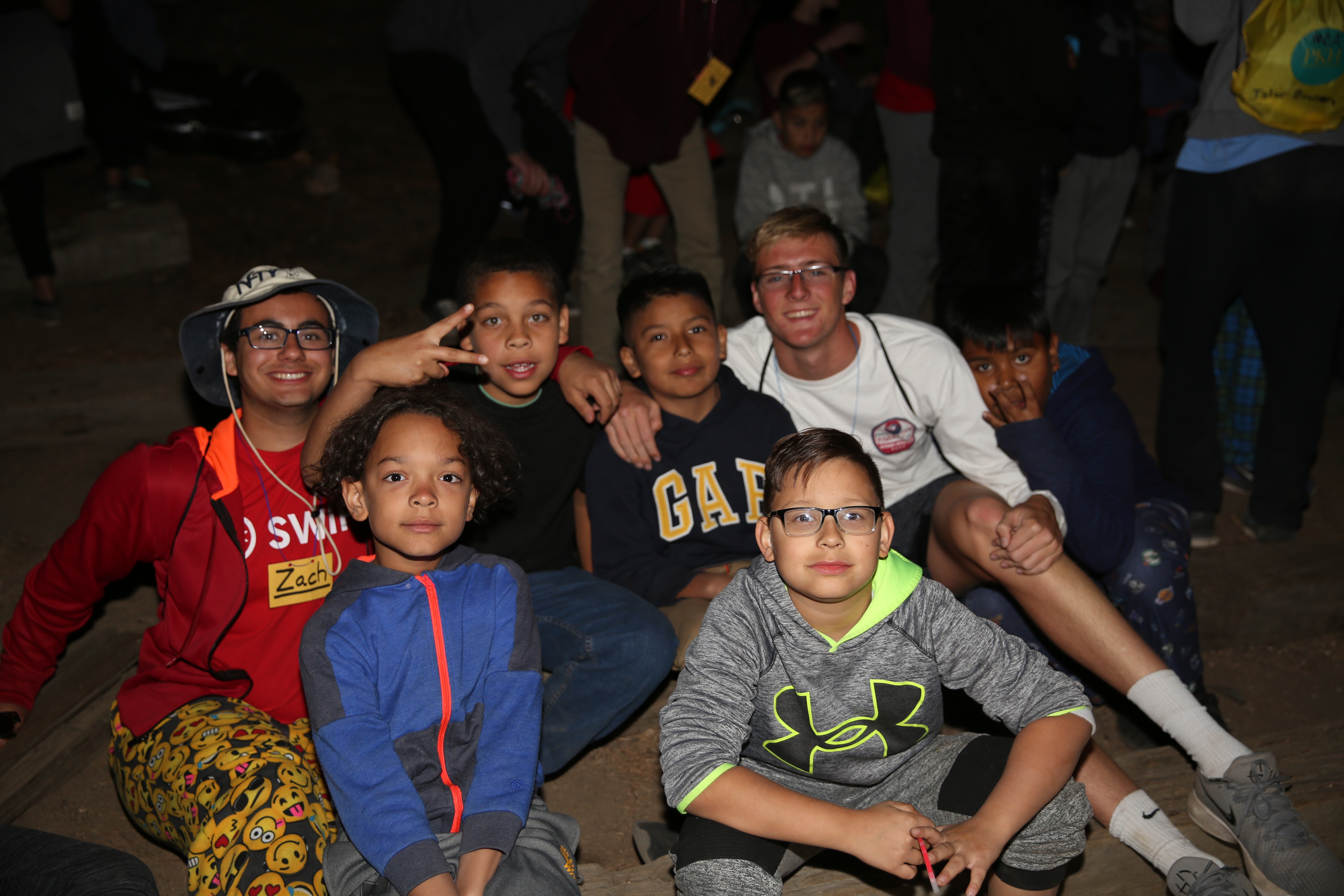 Fun times around the campfire on our overnight!