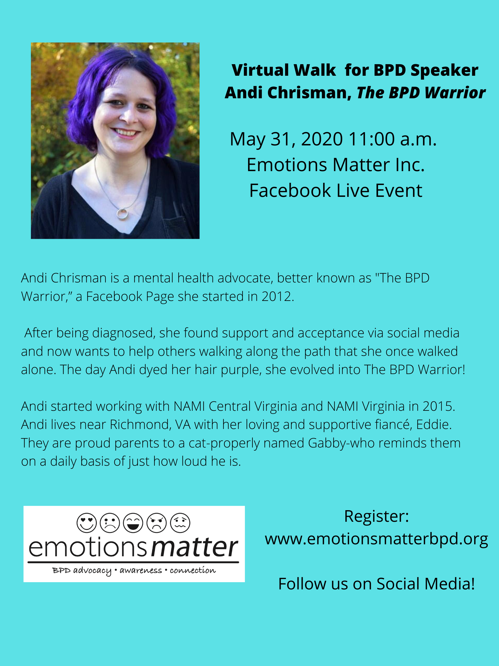 Walk Speaker Andi Chrisman