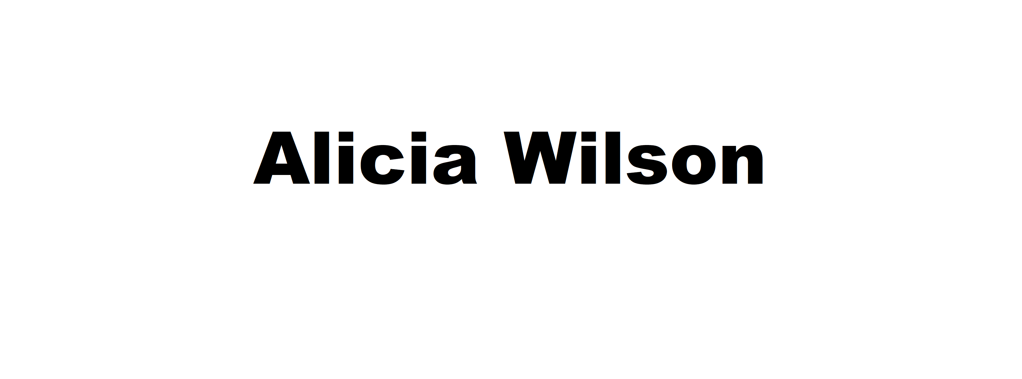 Alicia Wilson