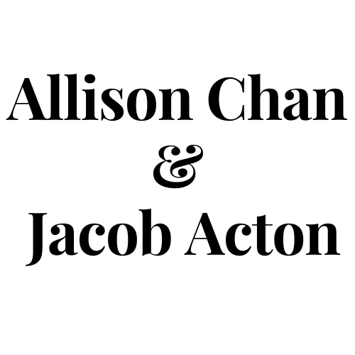 Allison Chan and Jacob Acton