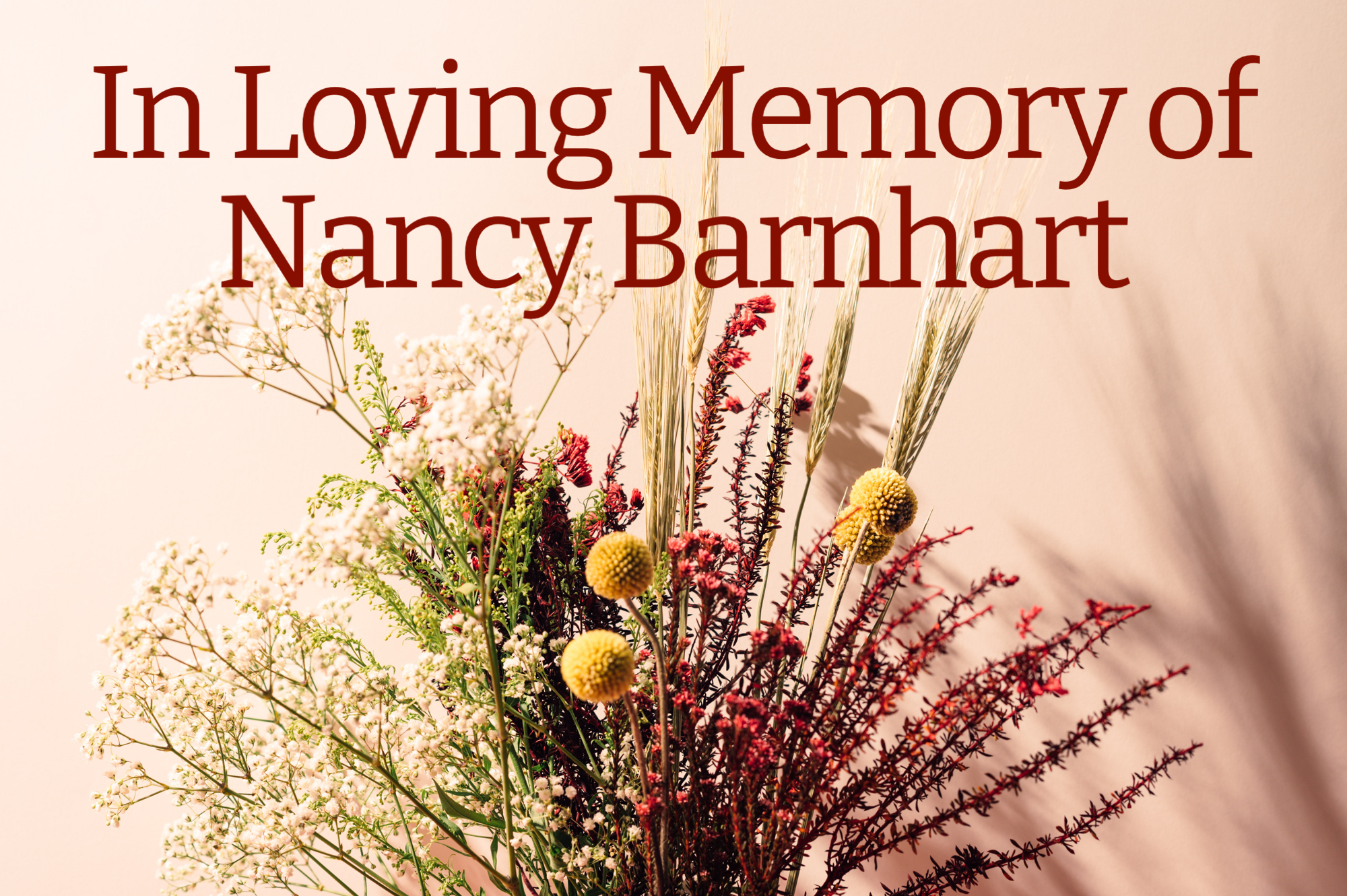 In Loving Memory of Nancy Barnhart