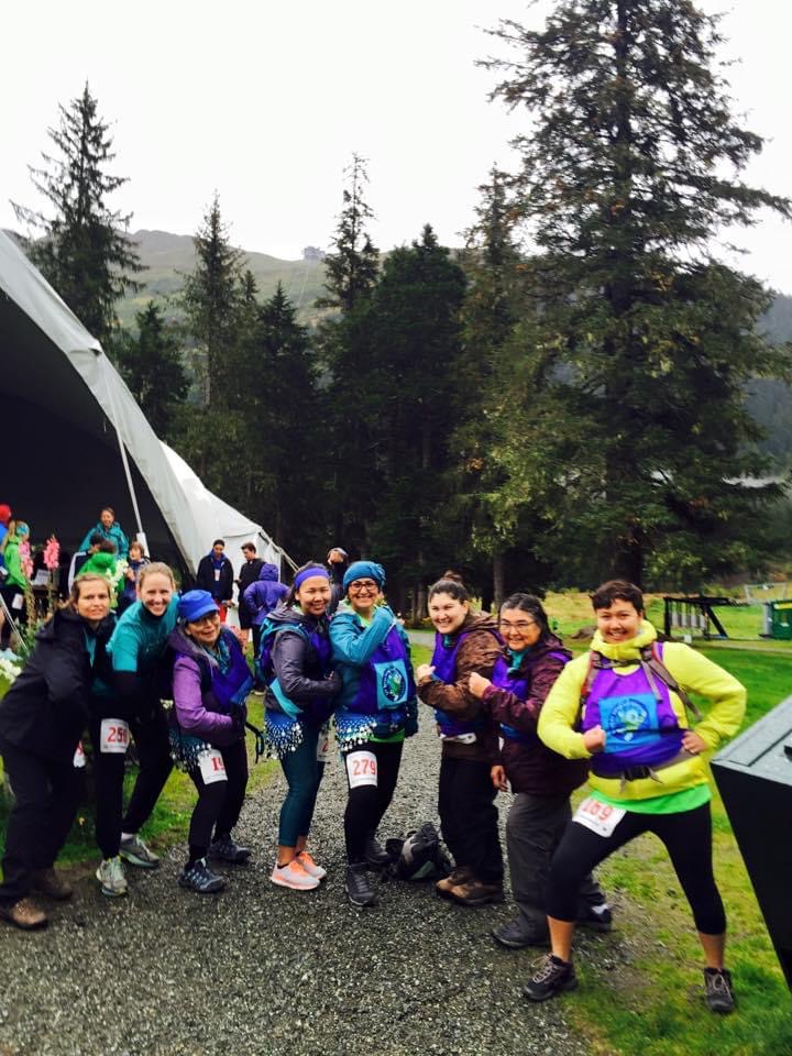 Alyeska Climbathon 2015 Team Ovary Achievers