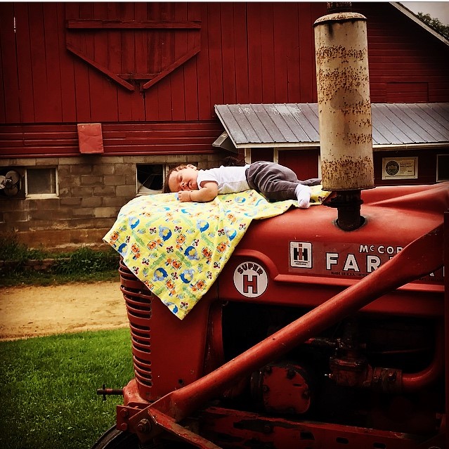 1st Tractor ride