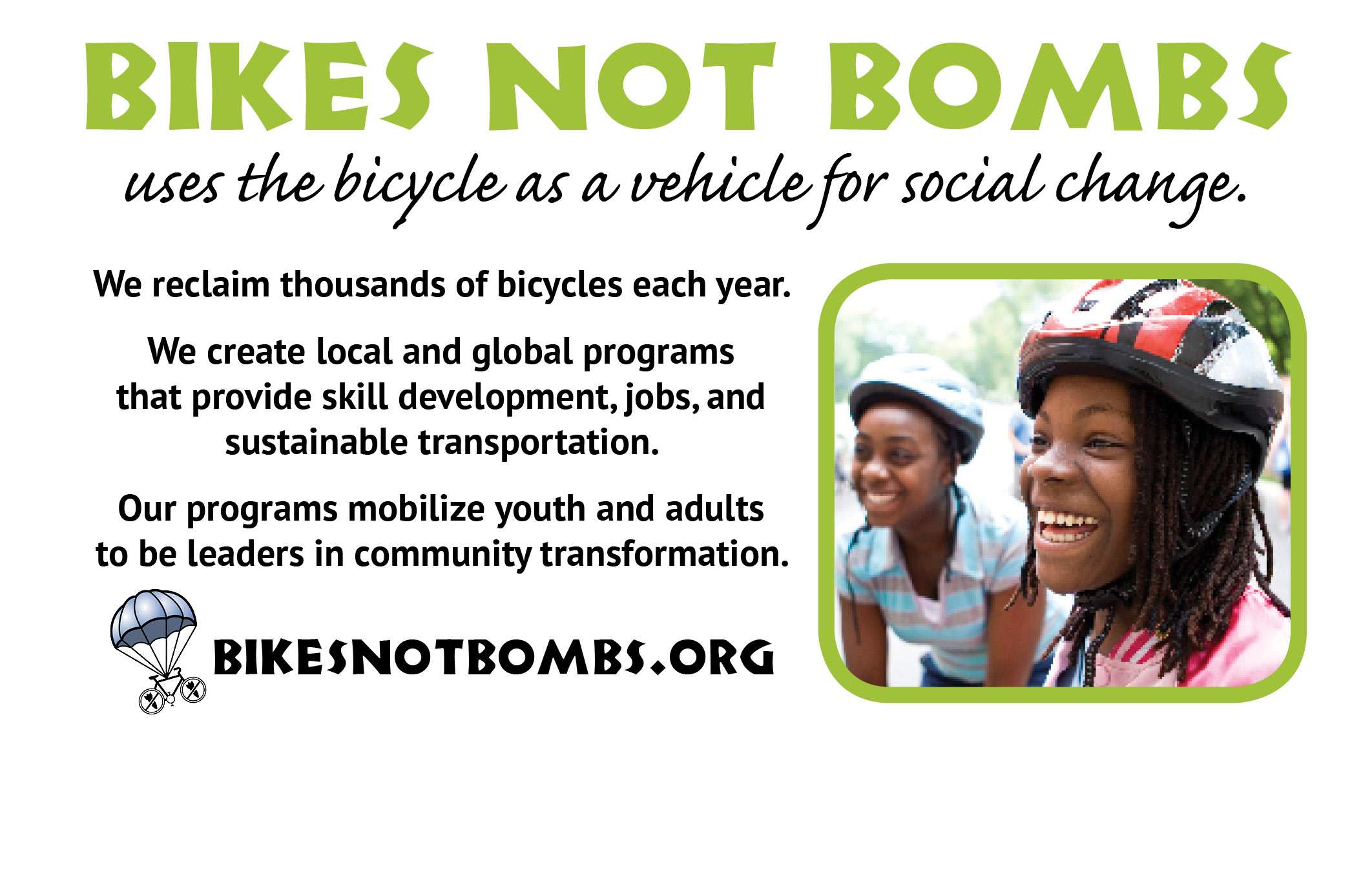 32nd Annual Bikes Not Bombs BikeAThon 2019