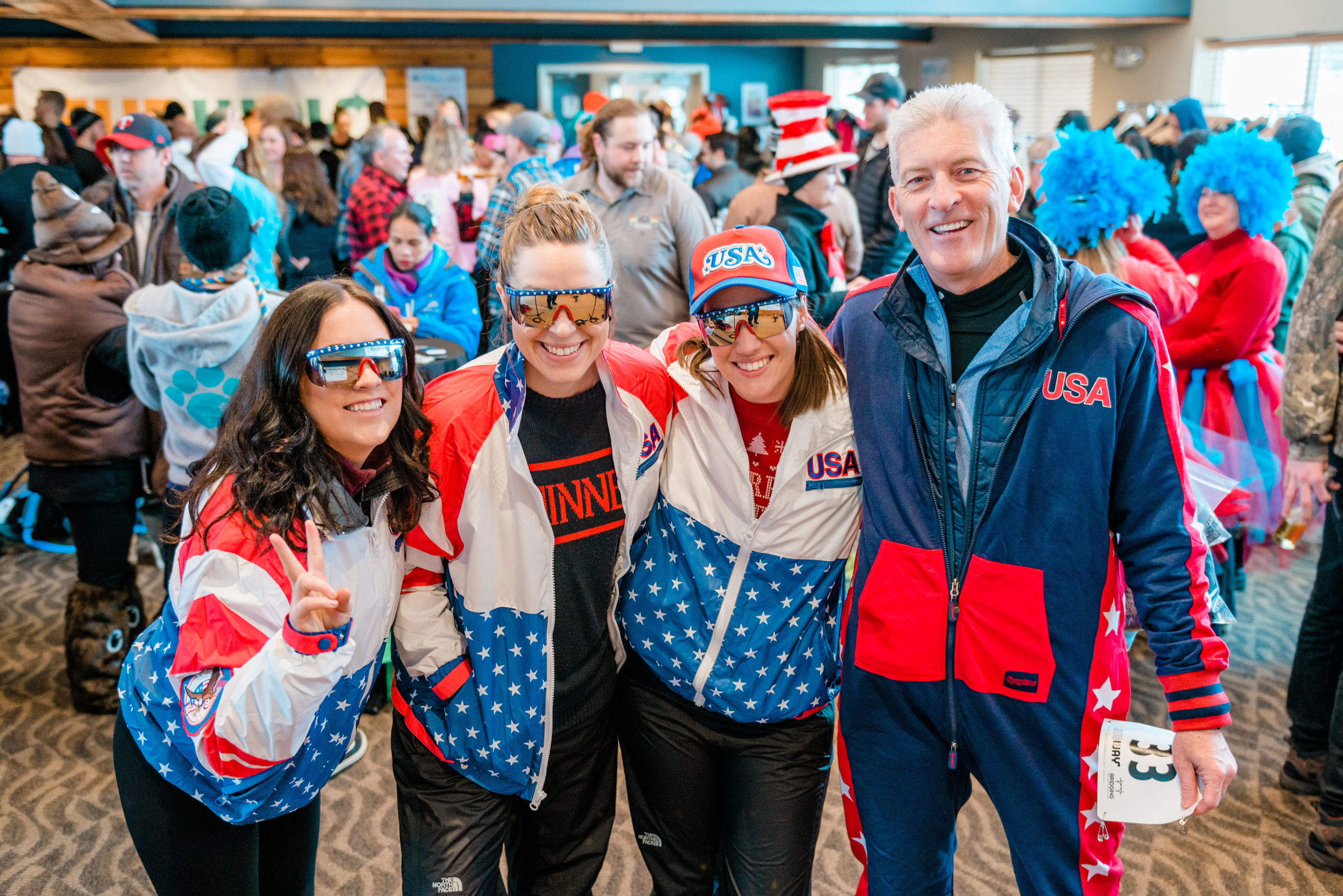 3rd Place Family/Friends Fundraising Team - Team McMahon - Go USA!