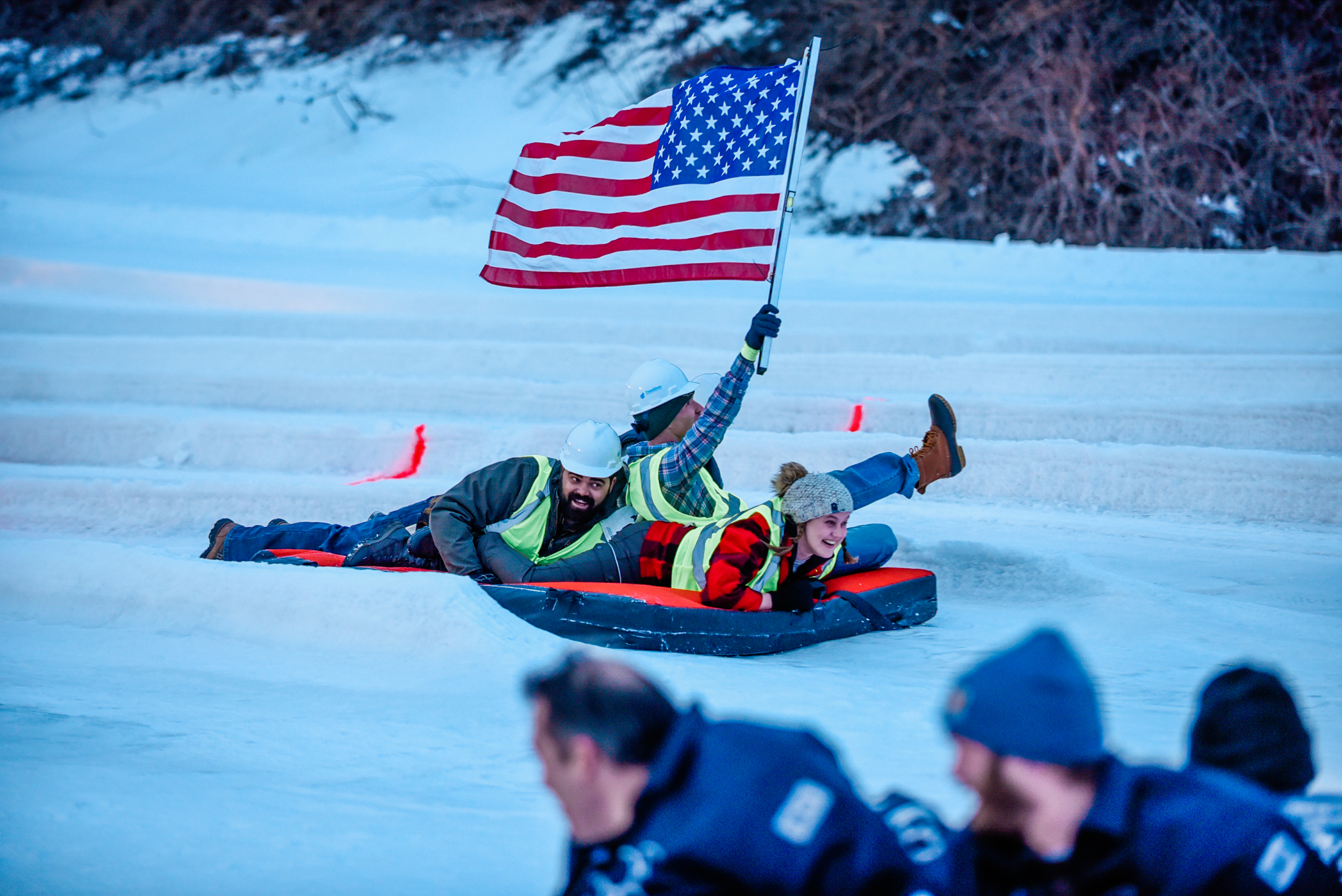 Waving the red, white and blue!