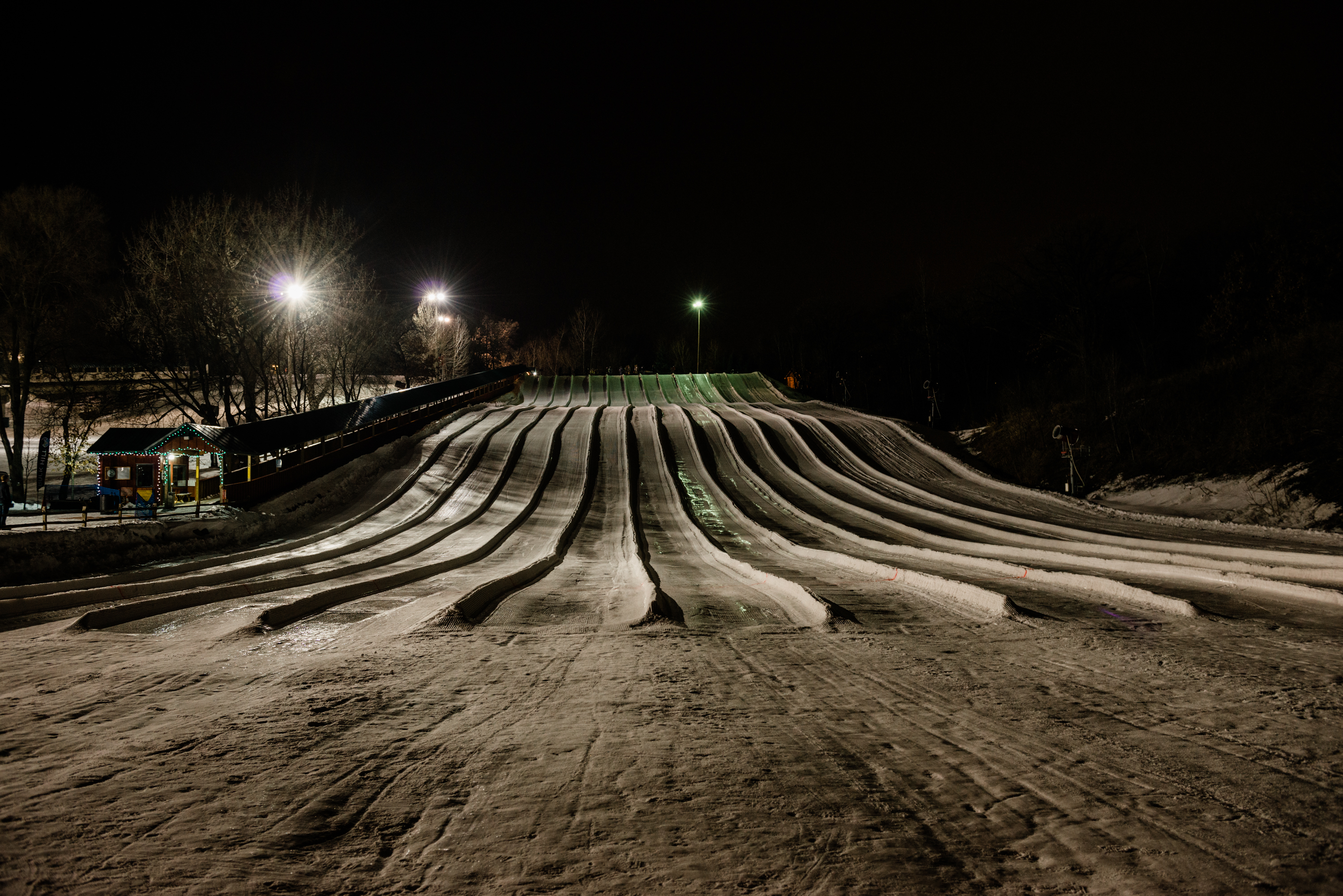 Night-time is setting in on the Hill!