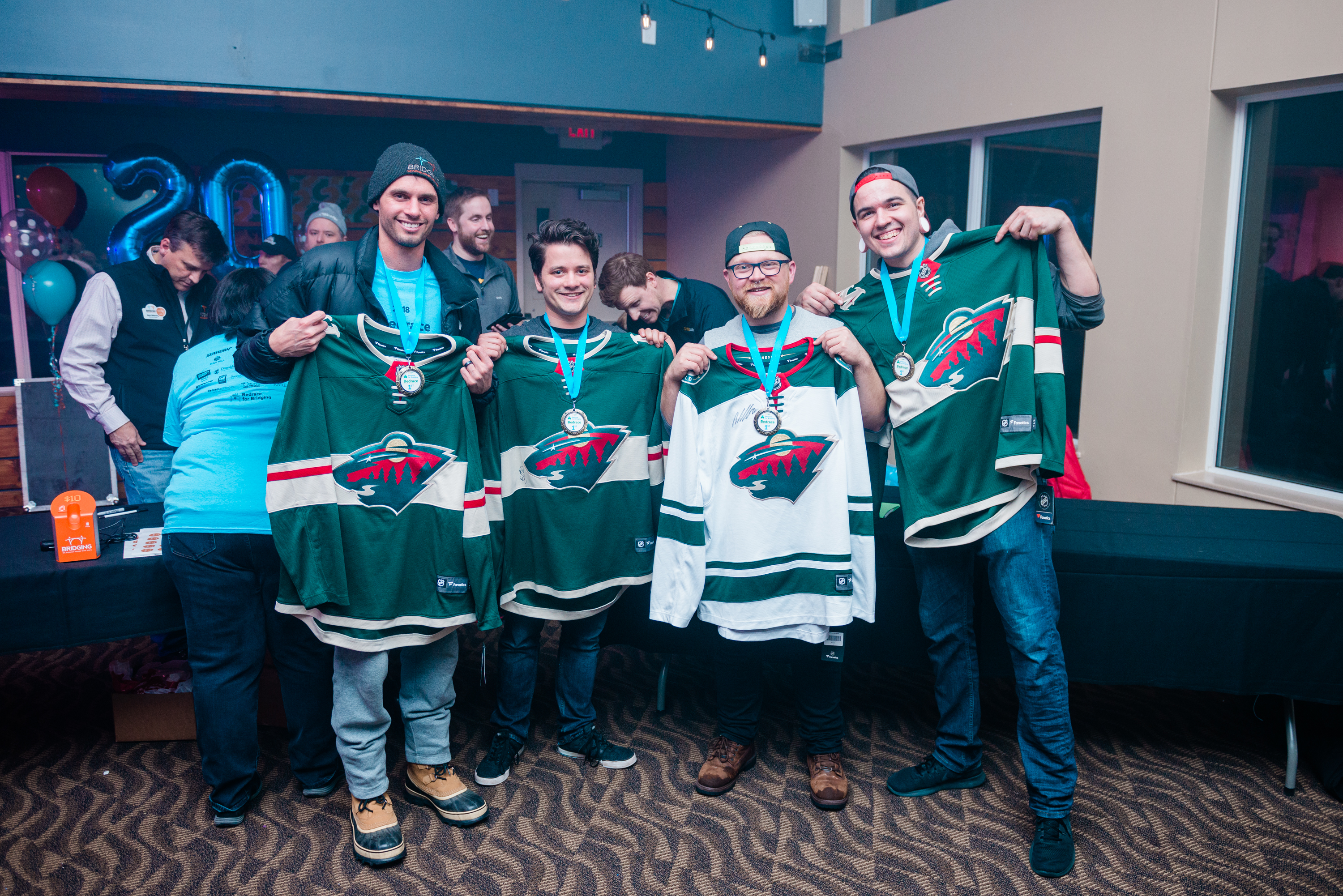 1st Place Race Team - Bridging Rosevillains.  Congratulations!