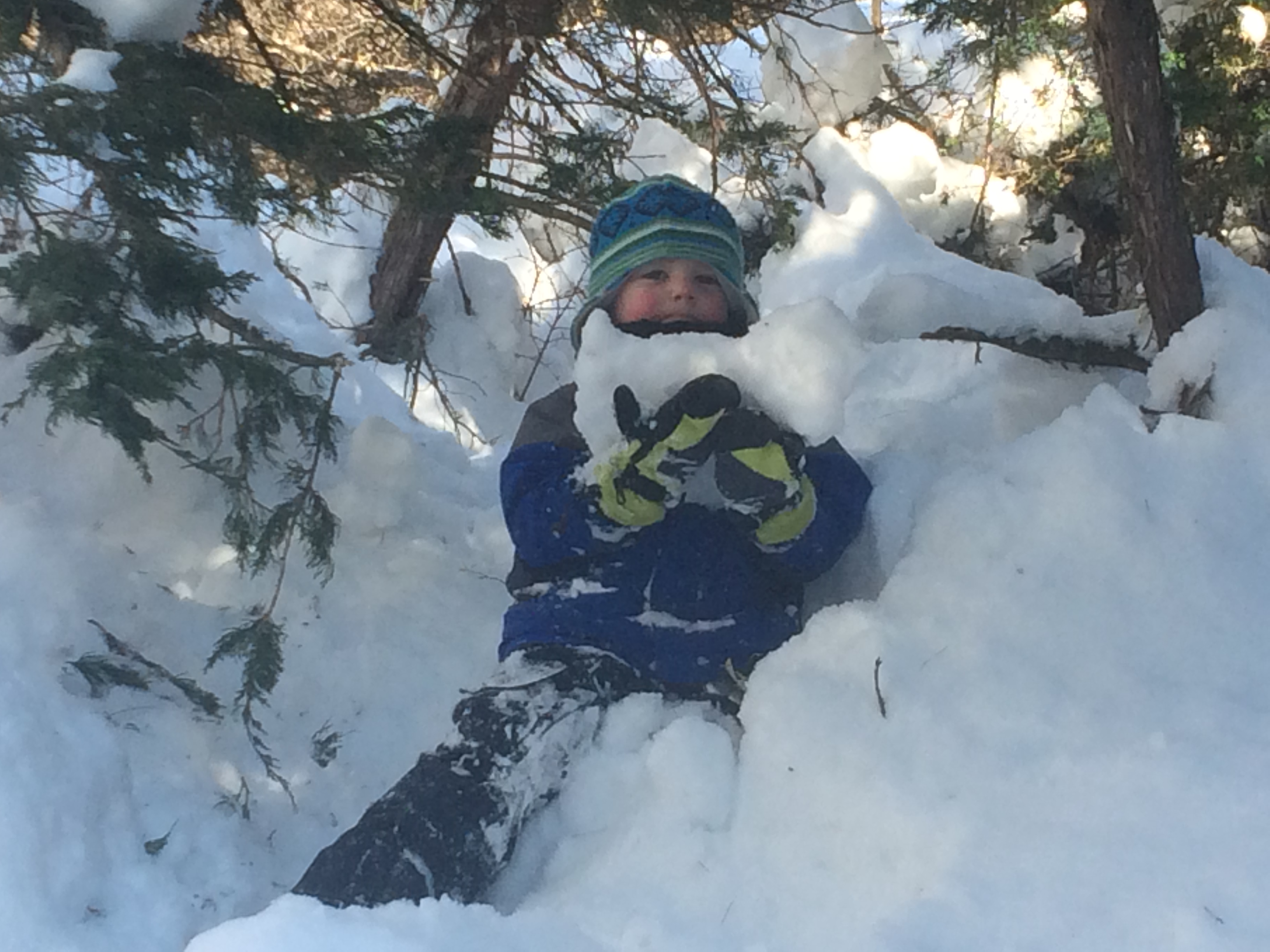 Engineering a snow sculpture, one snowflake at a time