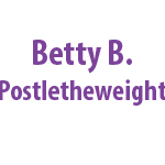 Betty B. Postletheweight