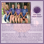 Text BIANE PEGGY to 50155