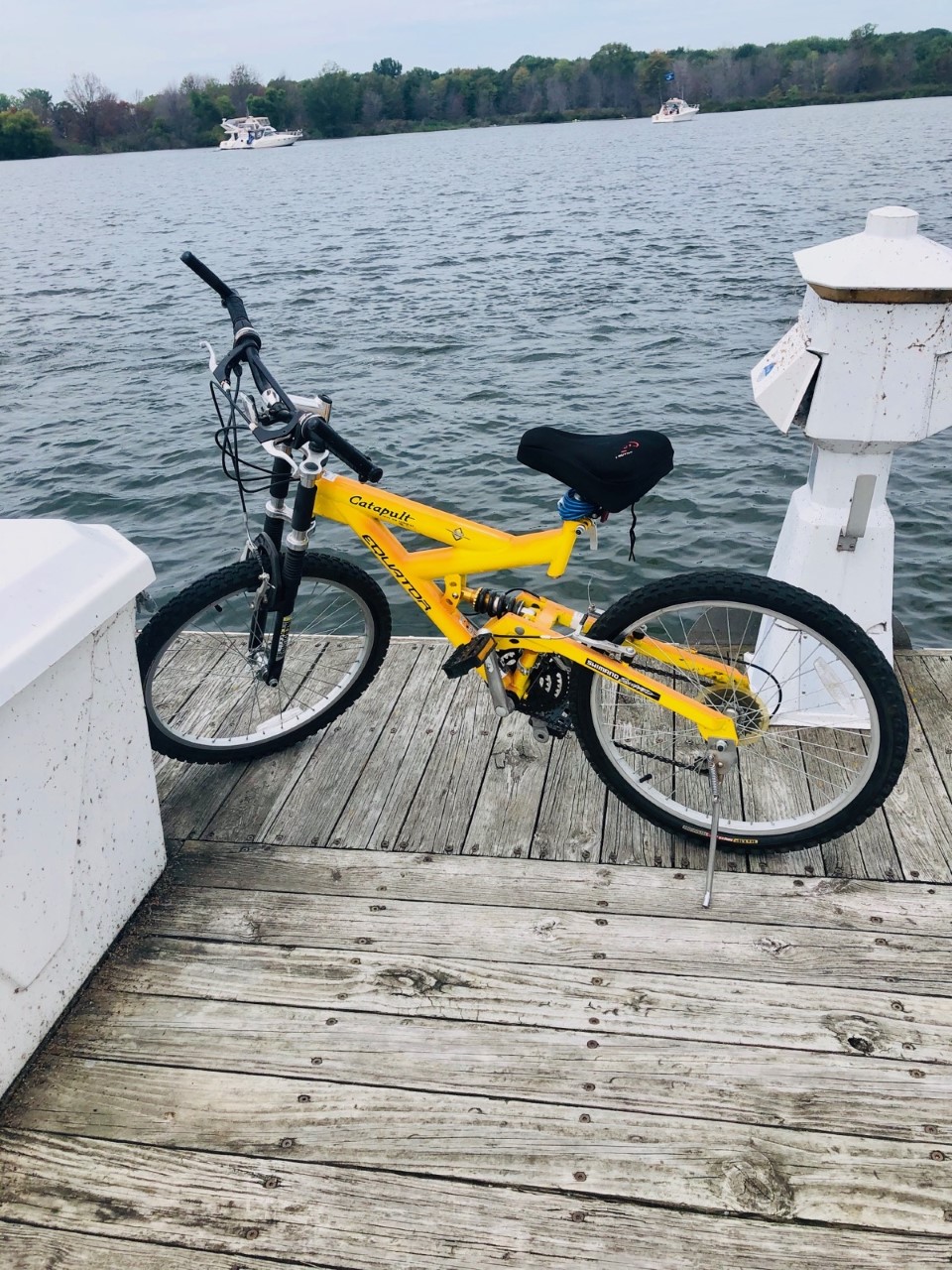 Where's Missy and her bike today?