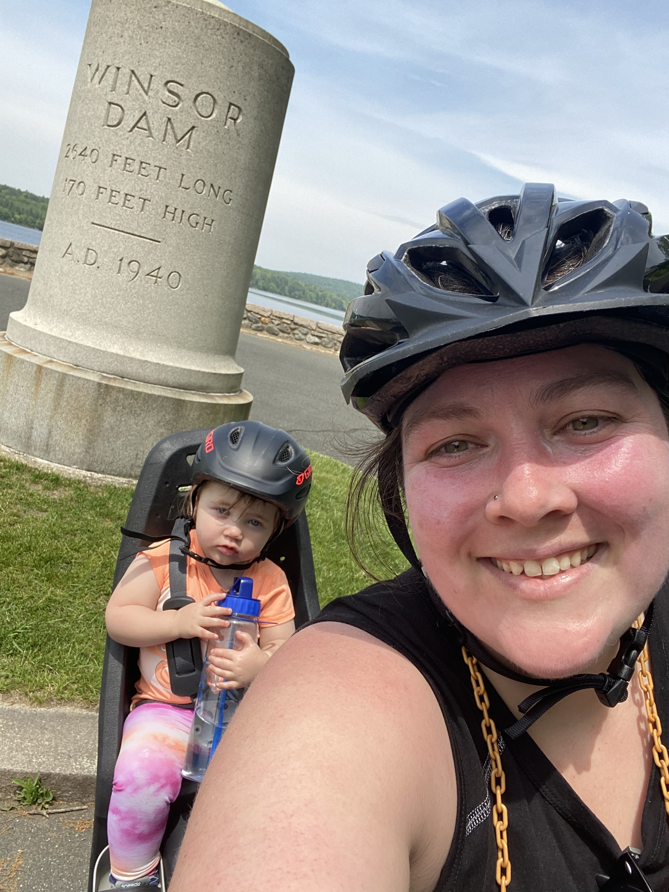 Biking the Quabbin visitor center loop