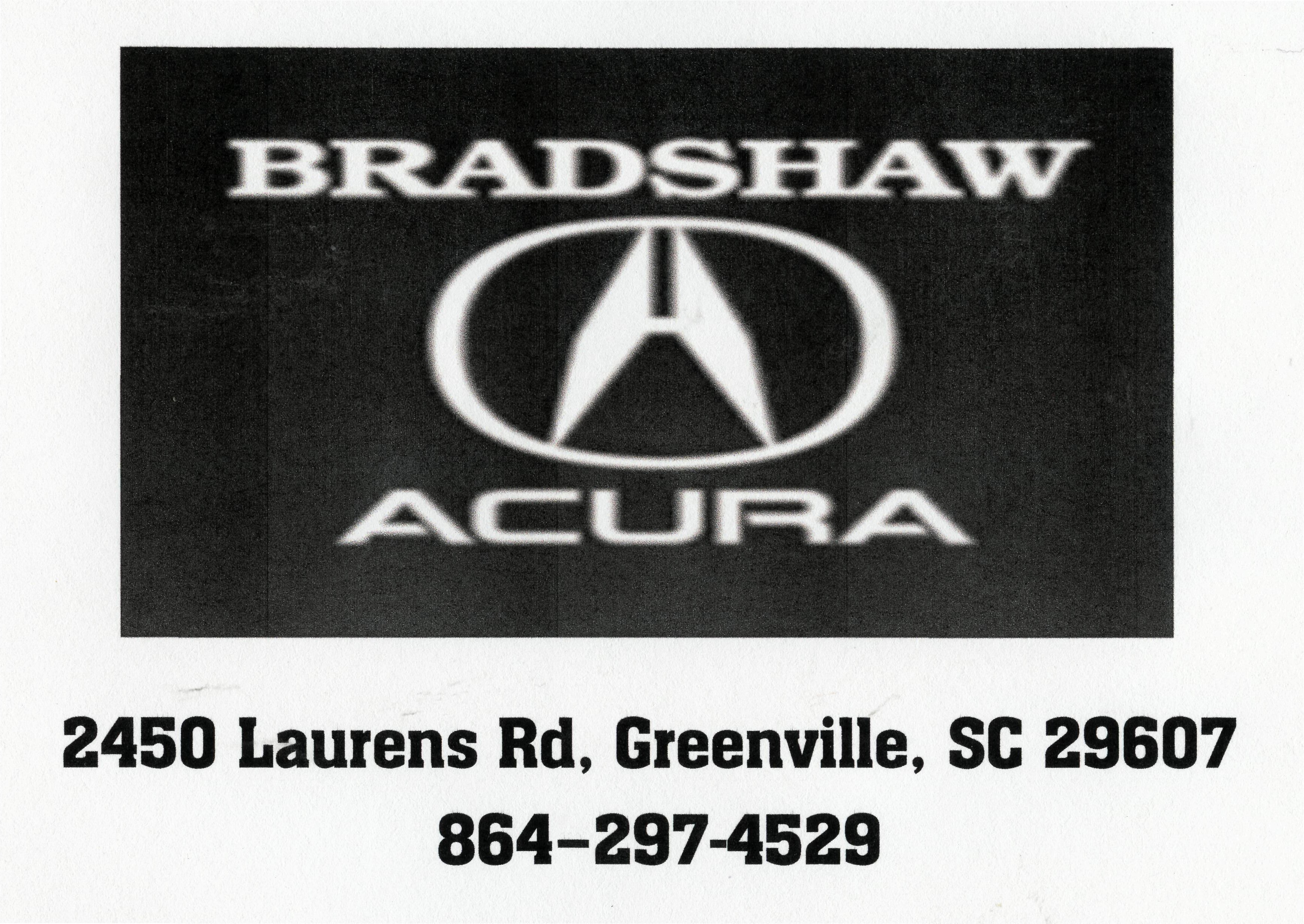Bradshaw Acura